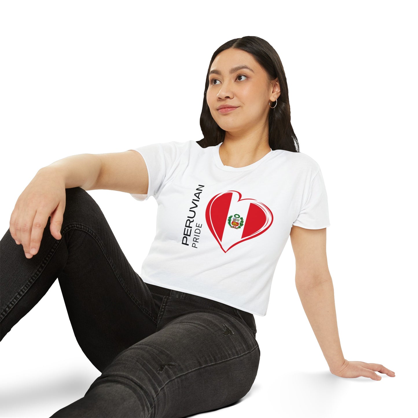 Best Peruvian Crop Top "Peru Flag"