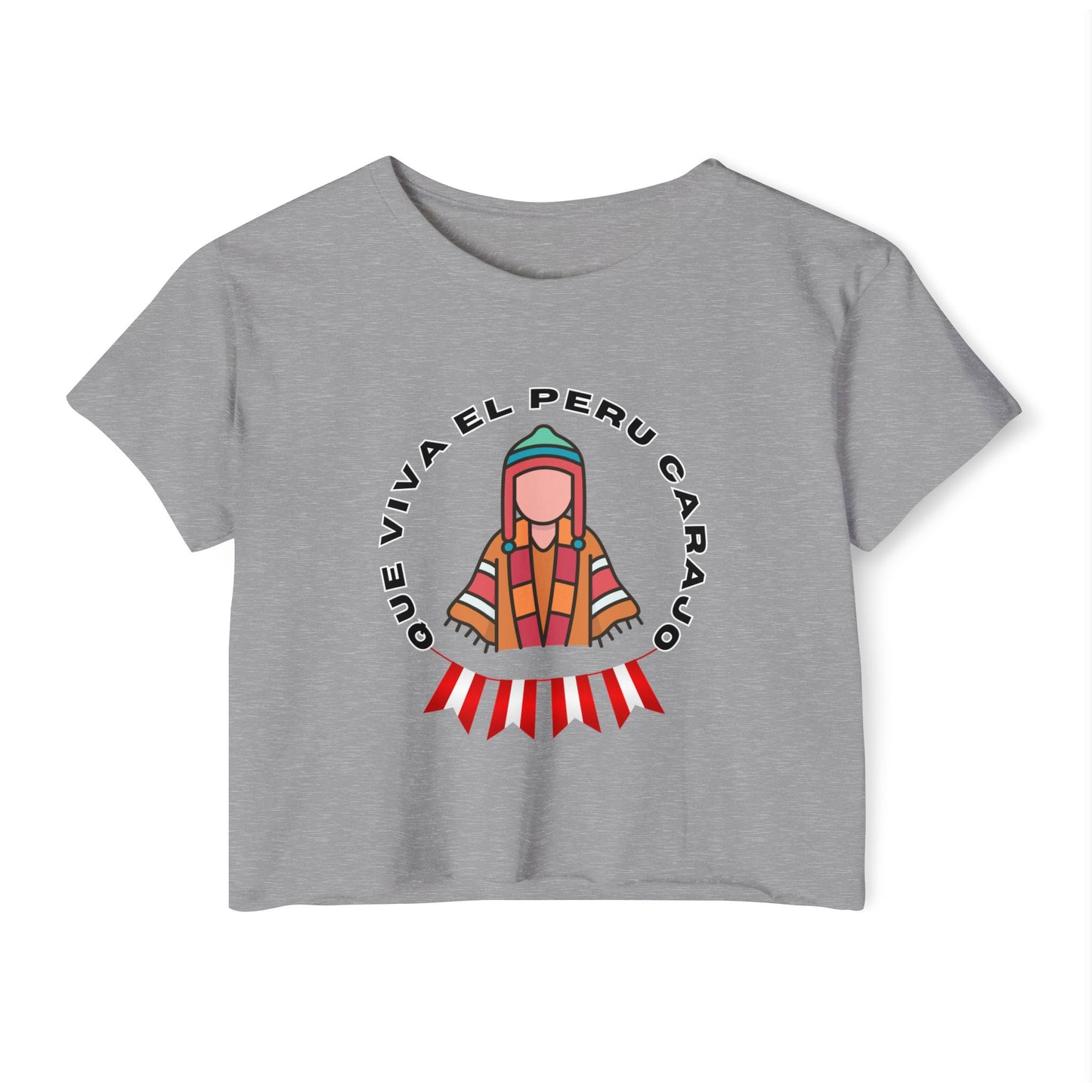 Best Peruvian Crop Top "Que Viva el Peru Carajo "