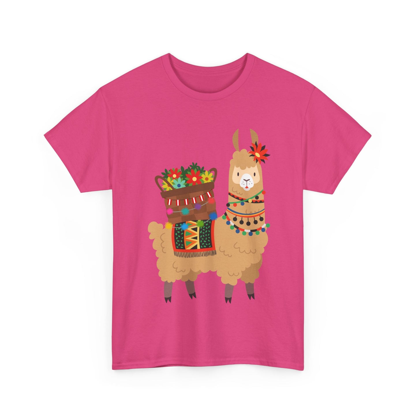 Fiesta Llama Unisex Tee – Bold Print, Classic Comfort