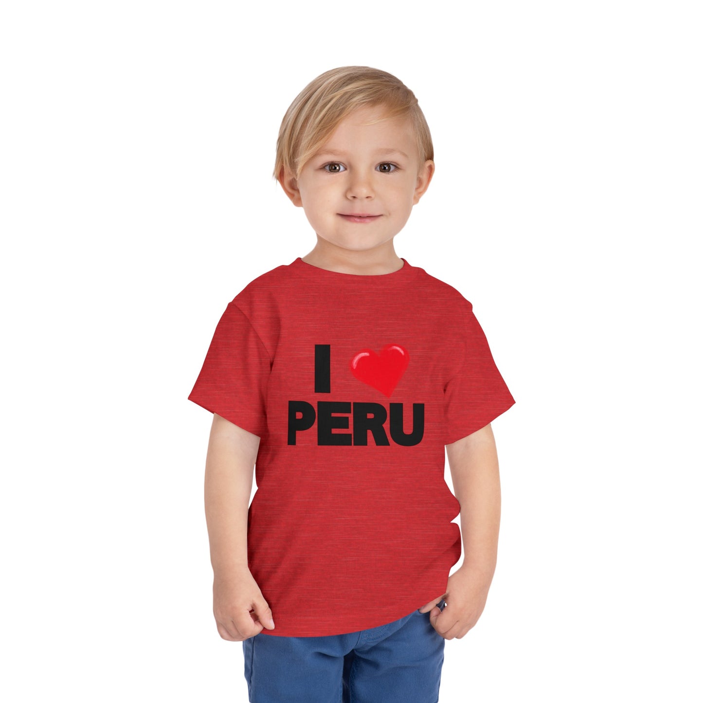 Best PeruvianToddler Short Sleeve Tee "I Love Peru"