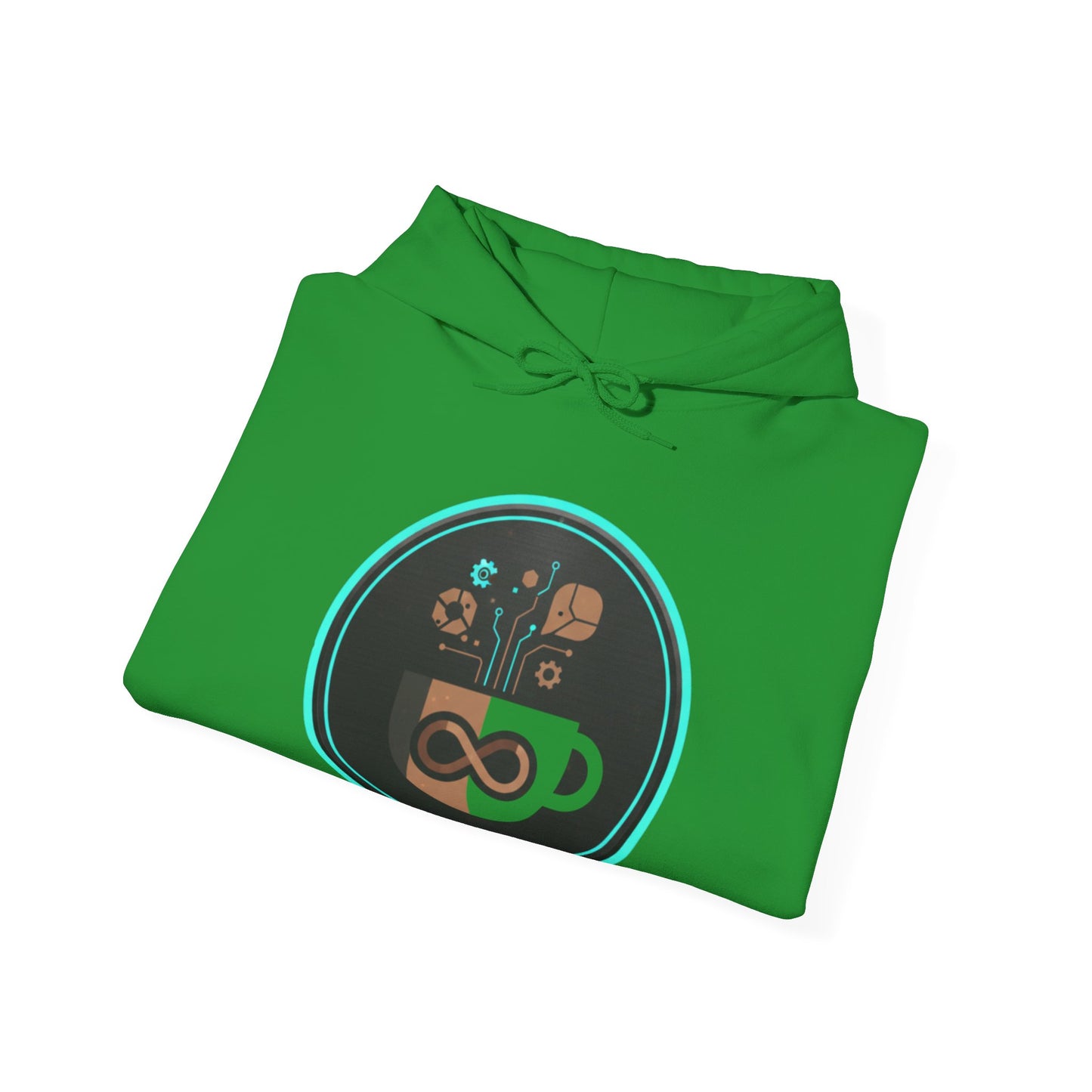 ♾️☕ Infinity Coffee Tech Hoodie USA | Modern Coffee Lovers Hoodie
