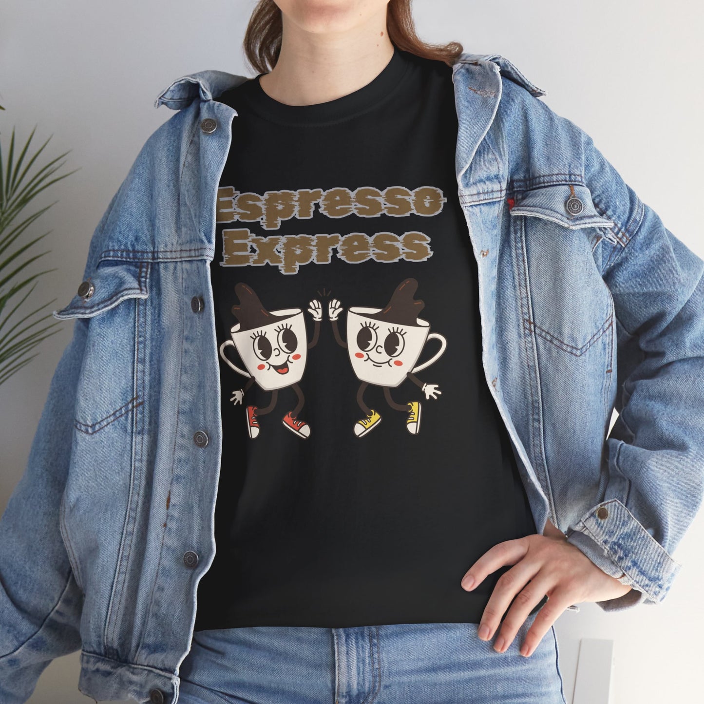 Best Unisex  Espresso Express Coffee Tee That's Brewing Smiles: Caffeine Teamwork