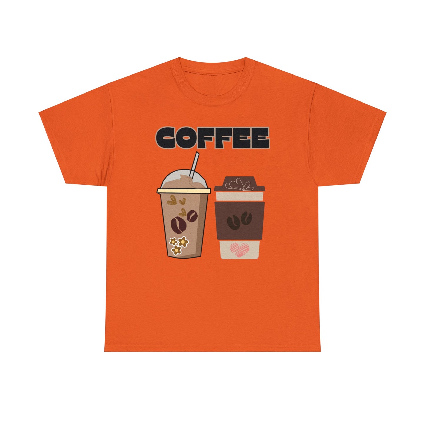 Best Unisex Coffee T-Shirt "Two Cups"