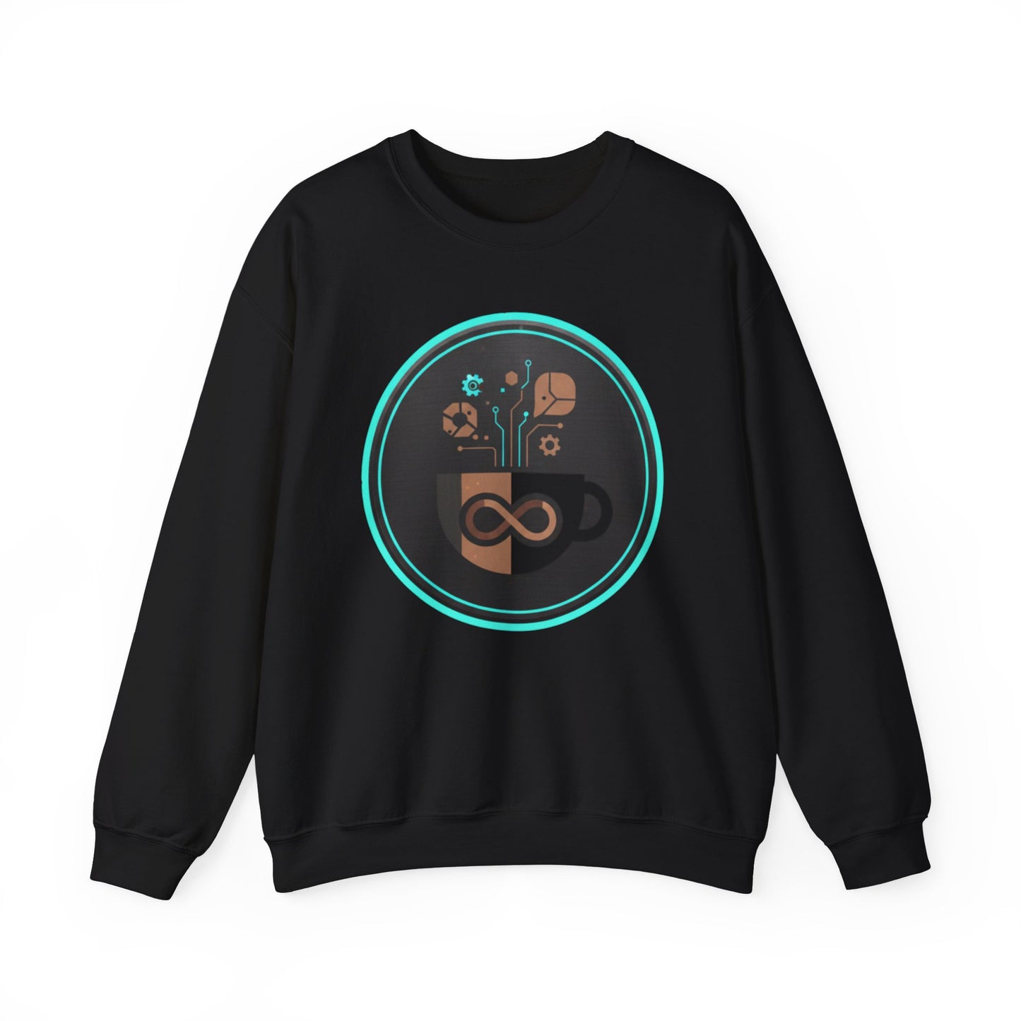 ♻️☕ Eco-Tech Coffee Infinity Sweatshirt USA | Sustainable Unisex Coffee Sweater