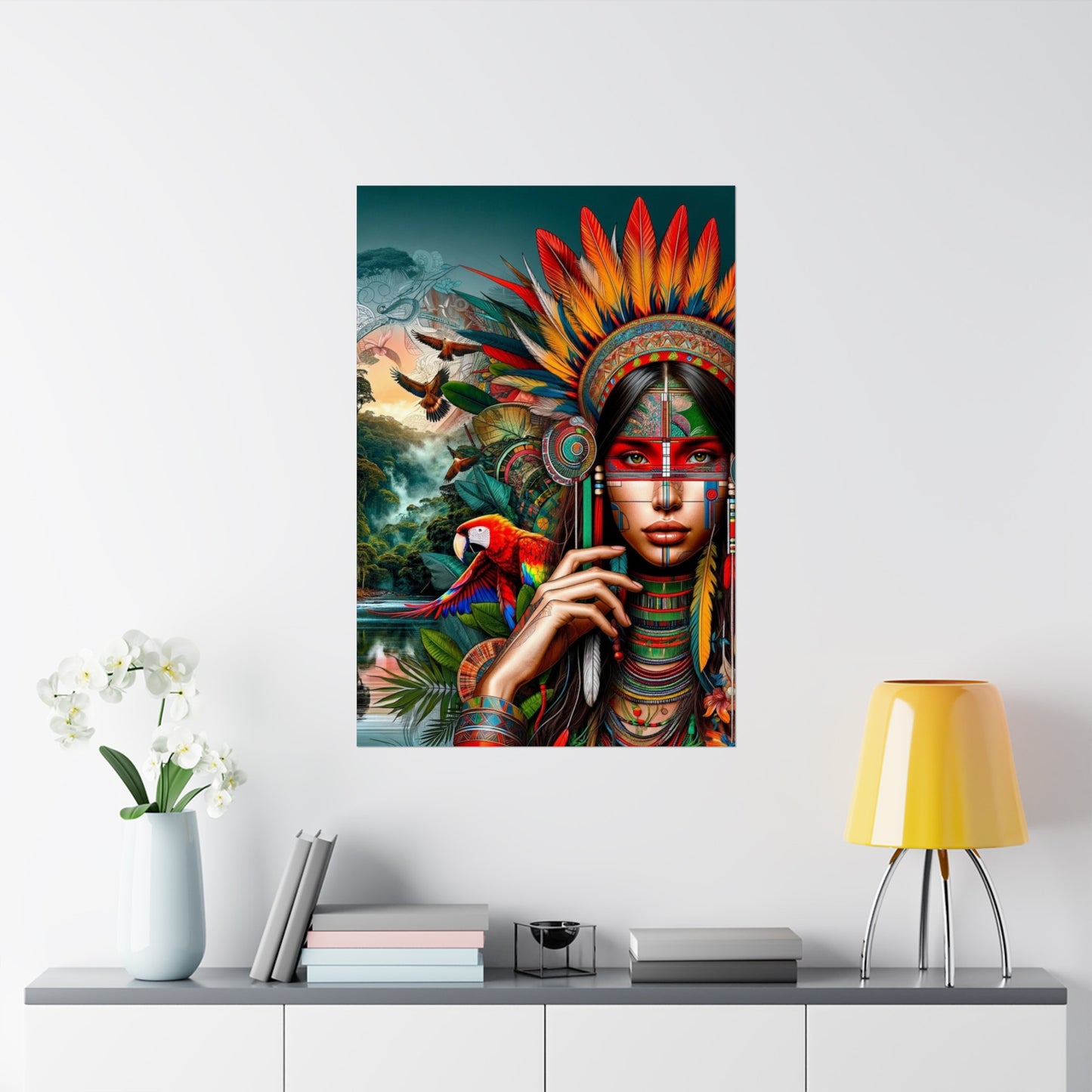 Peruvian Ashaninka Inspired Matte Posters