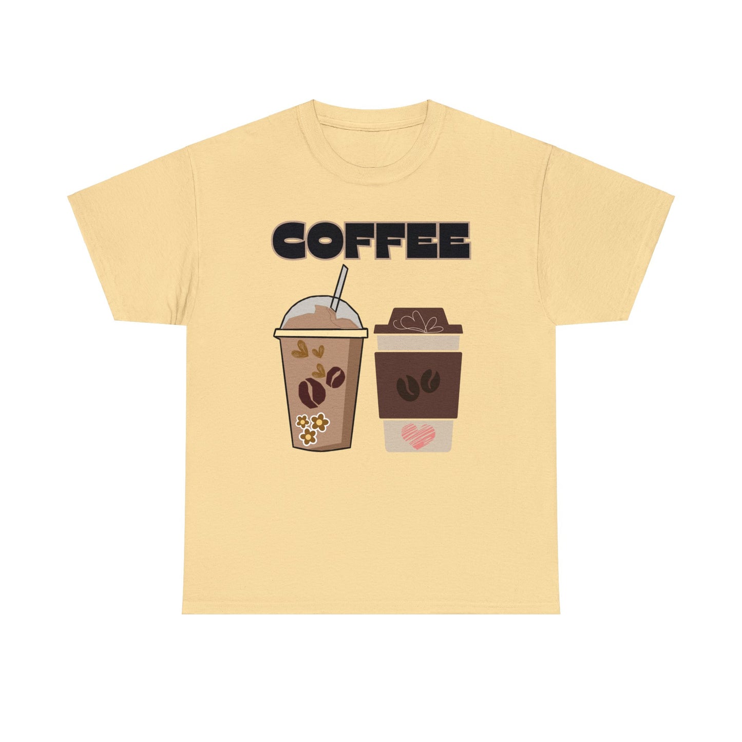 Best Unisex Coffee T-Shirt "Two Cups"