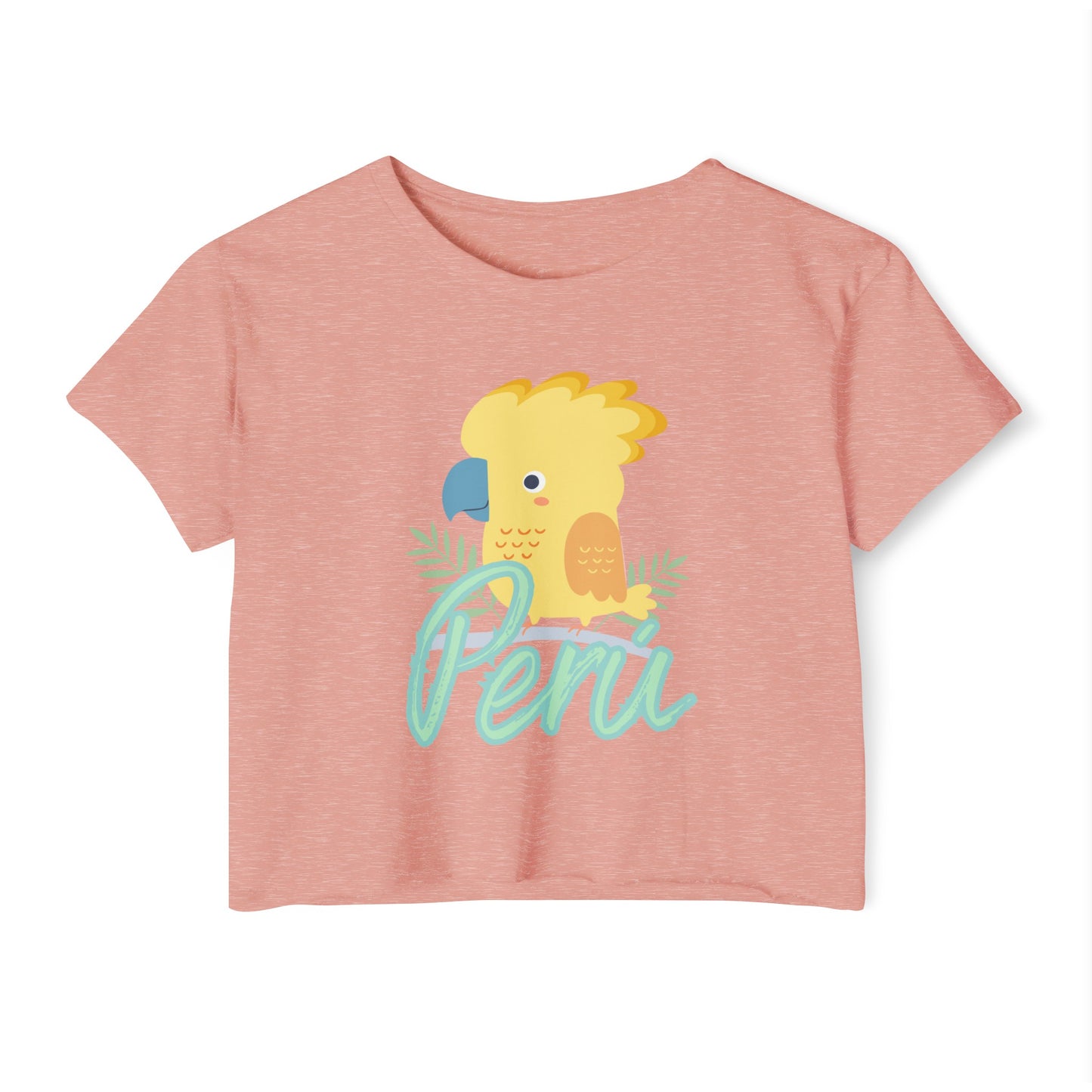Peruvian Crop Top "Gallito de Las Rocas"
