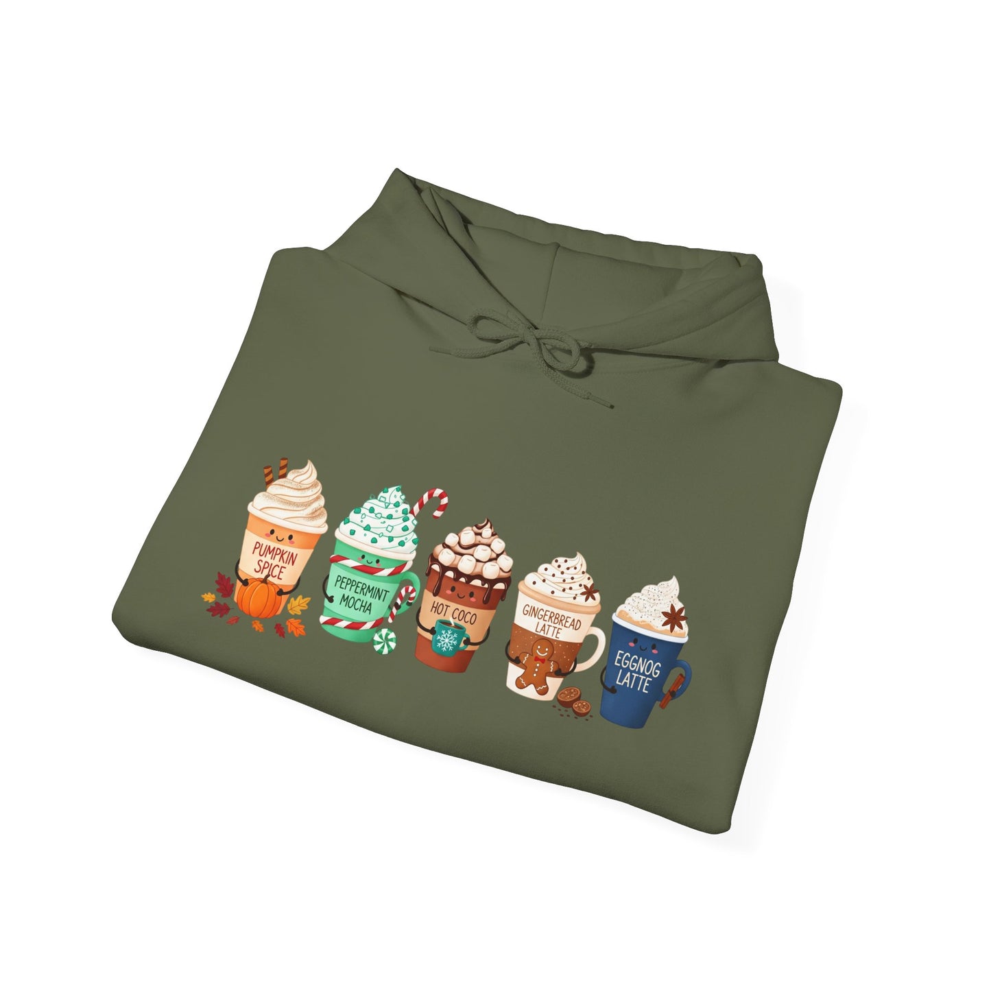 Seasonal Coffee Favorites Hoodie USA ππβ β Unisex Holiday Hoodie for Coffee Lovers