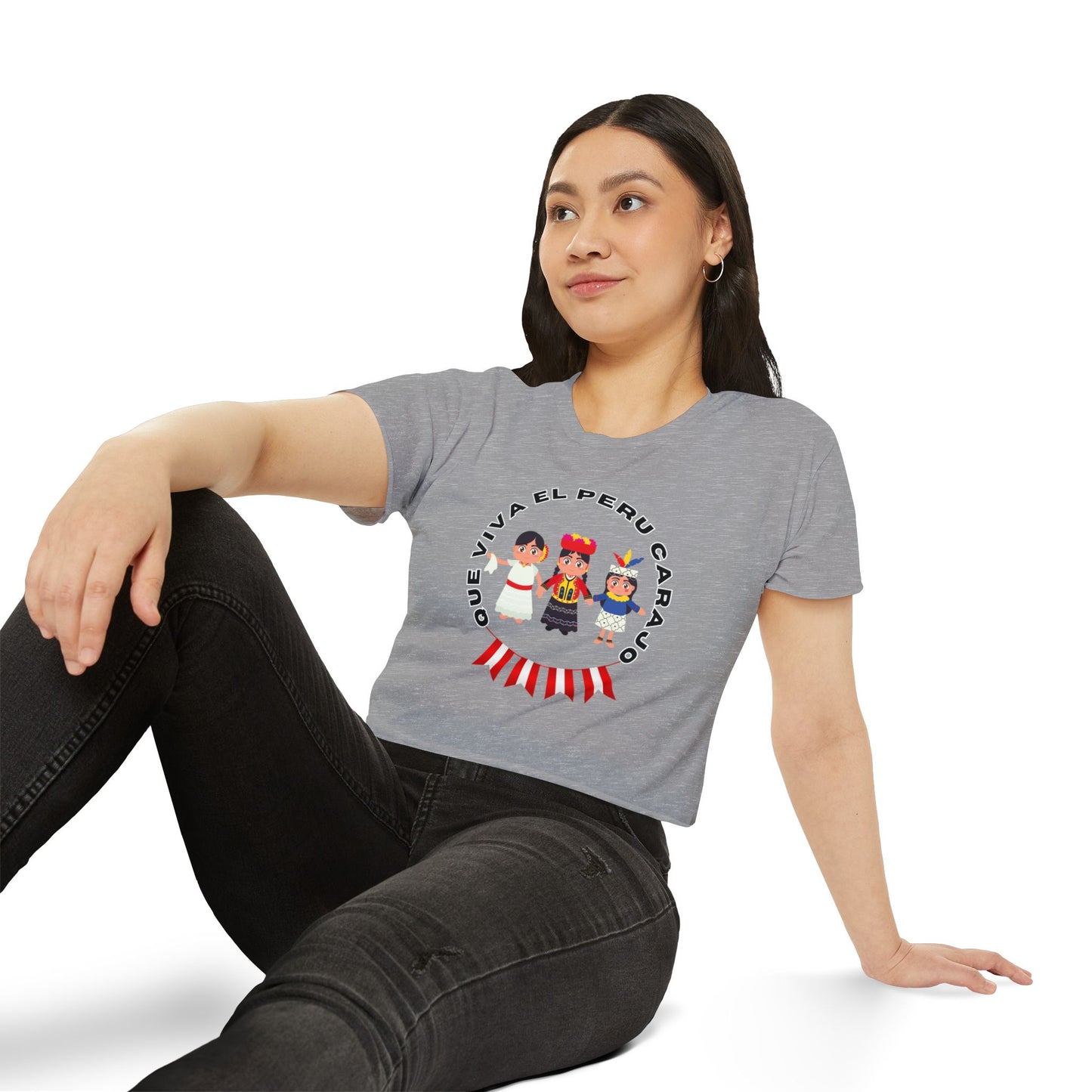 Best Peruvian Crop Top "Que Viva el Peru Carajo He Dicho "