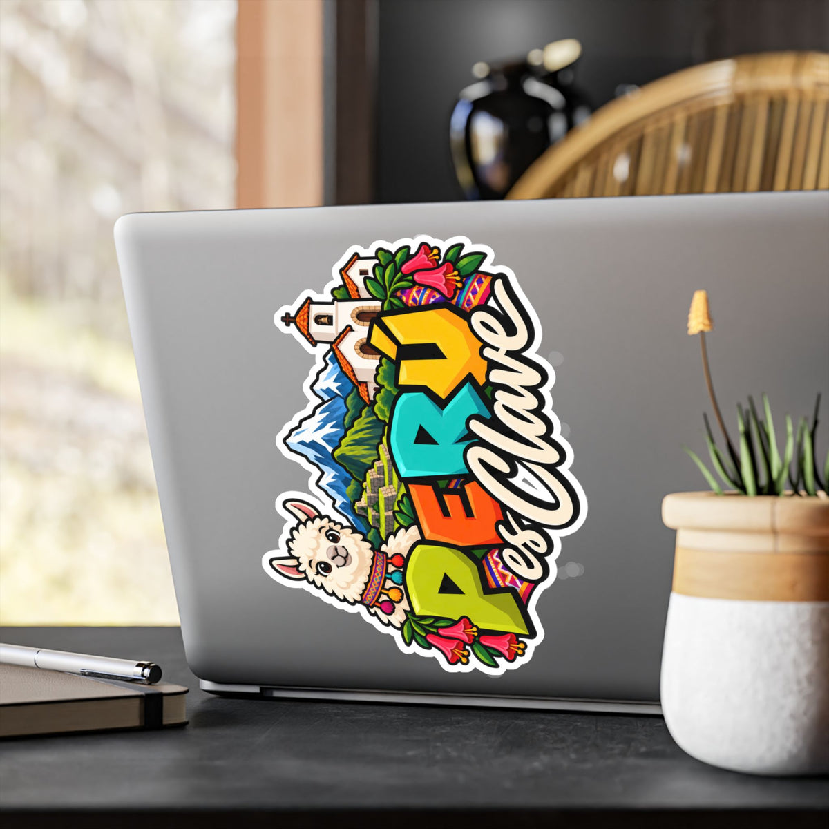 Best Perú es Clave Sticker - Alpaca & Machu Picchu Decal