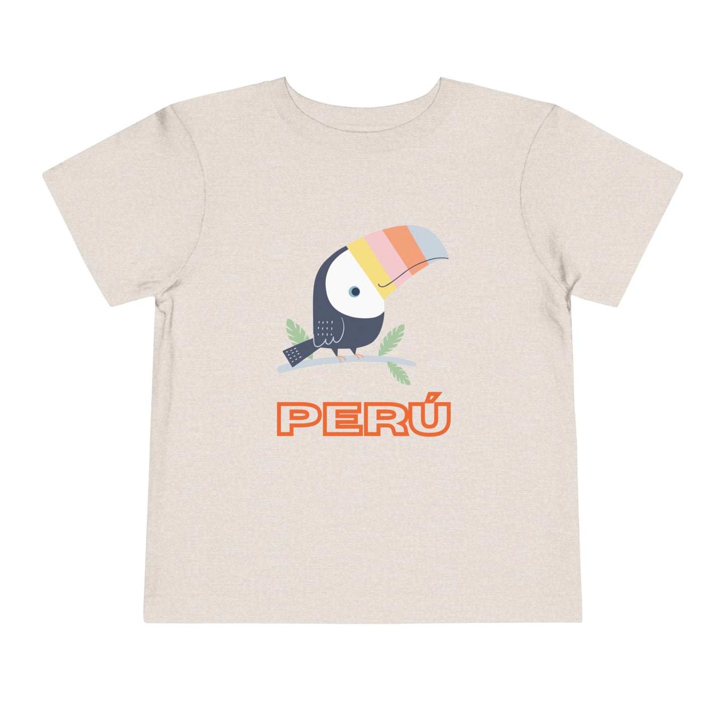 Best PeruvianToddler Short Sleeve Tee "Peru Toucan Colors"