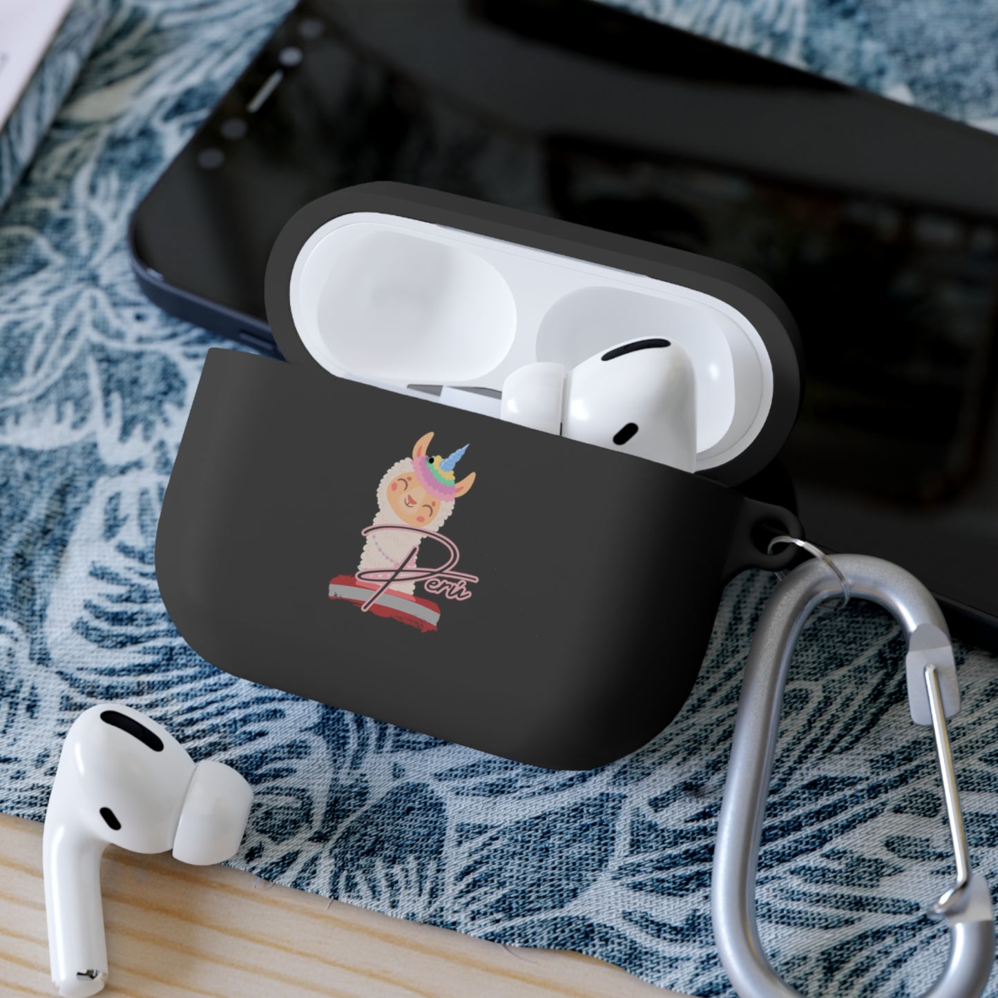 Peruvian AirPods and AirPods Pro Case Cover "Llama Rainbow"