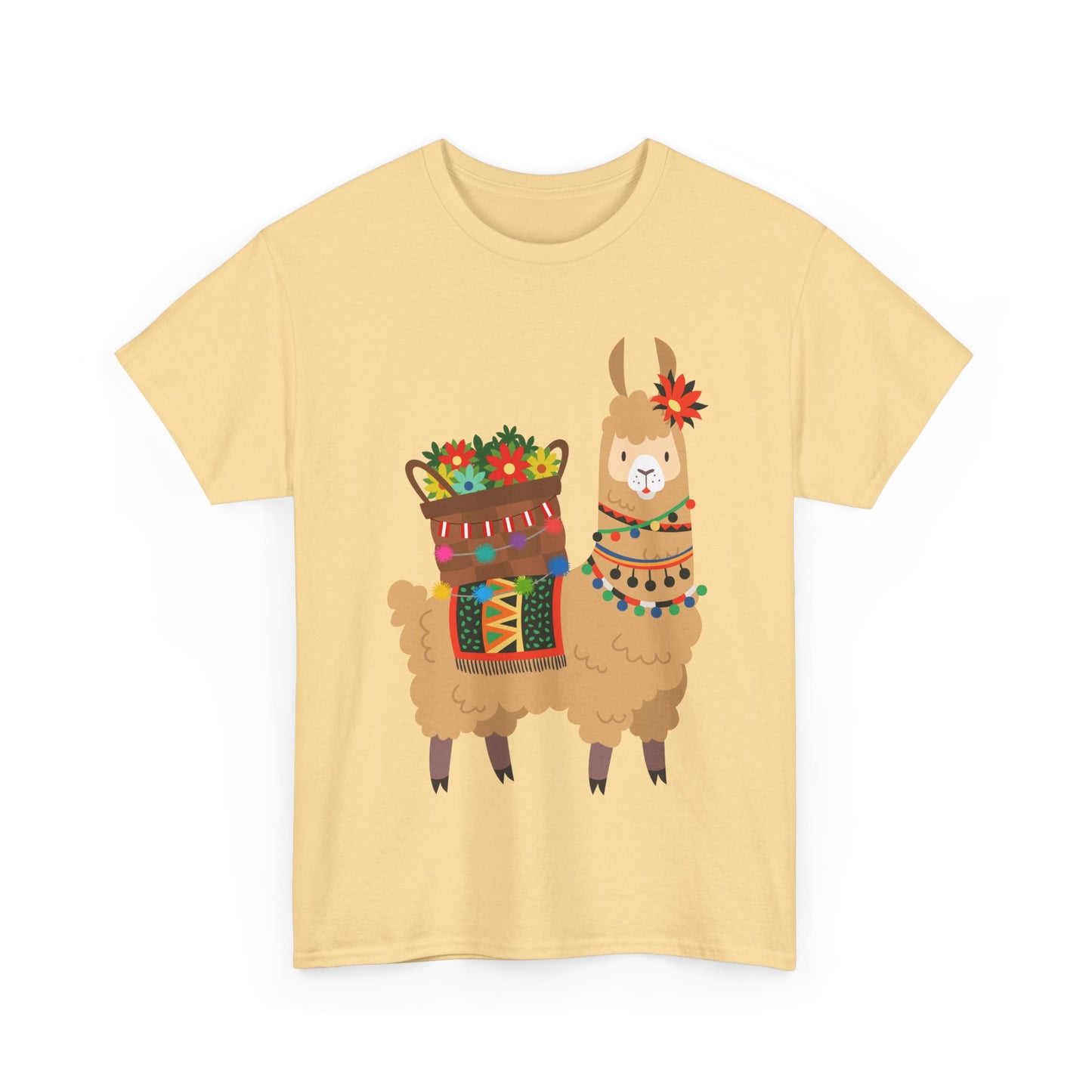 Fiesta Llama Unisex Tee – Bold Print, Classic Comfort