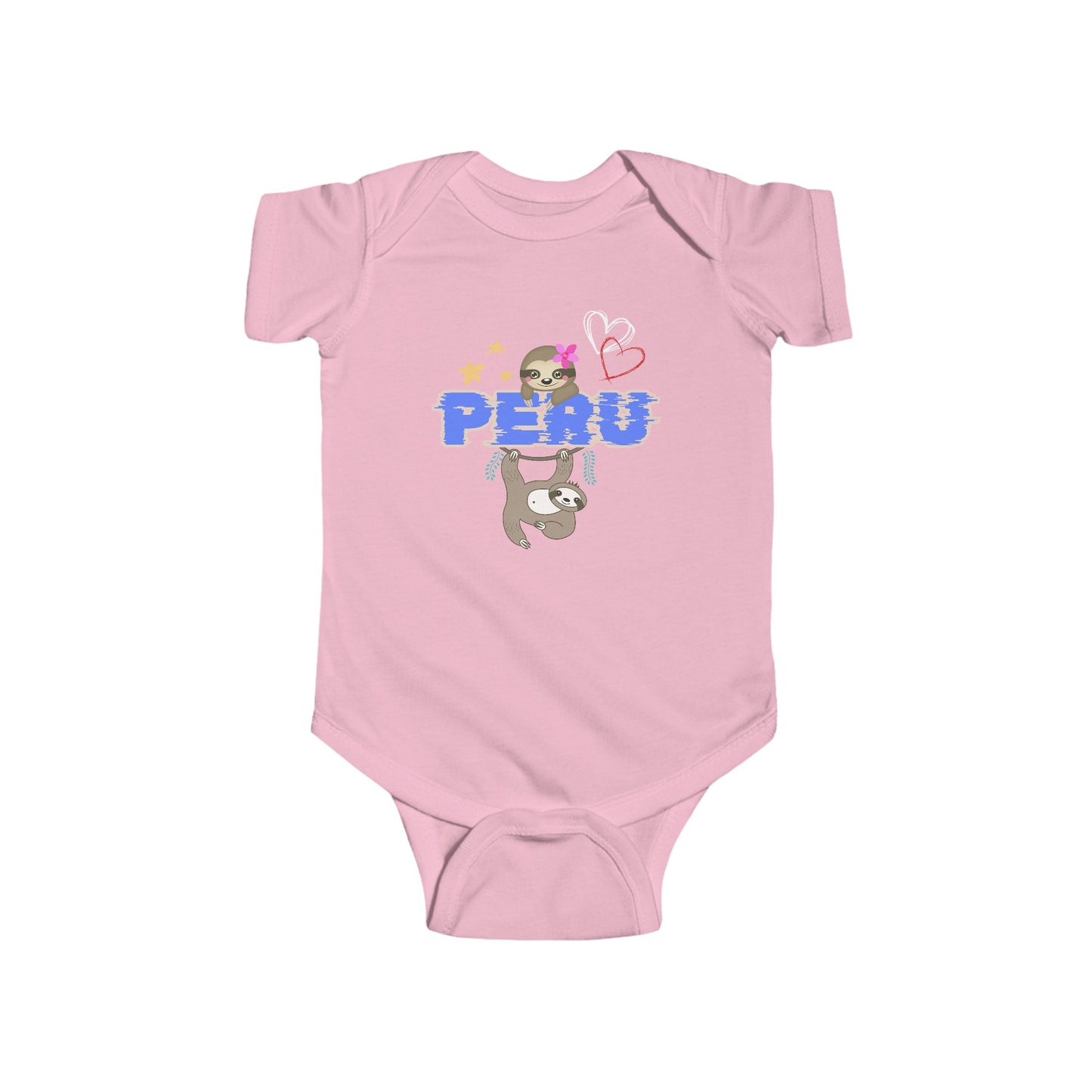 Best Unisex Peruvian Infant Fine Jersey Bodysuit "Peruvian Jungle Perezozo"