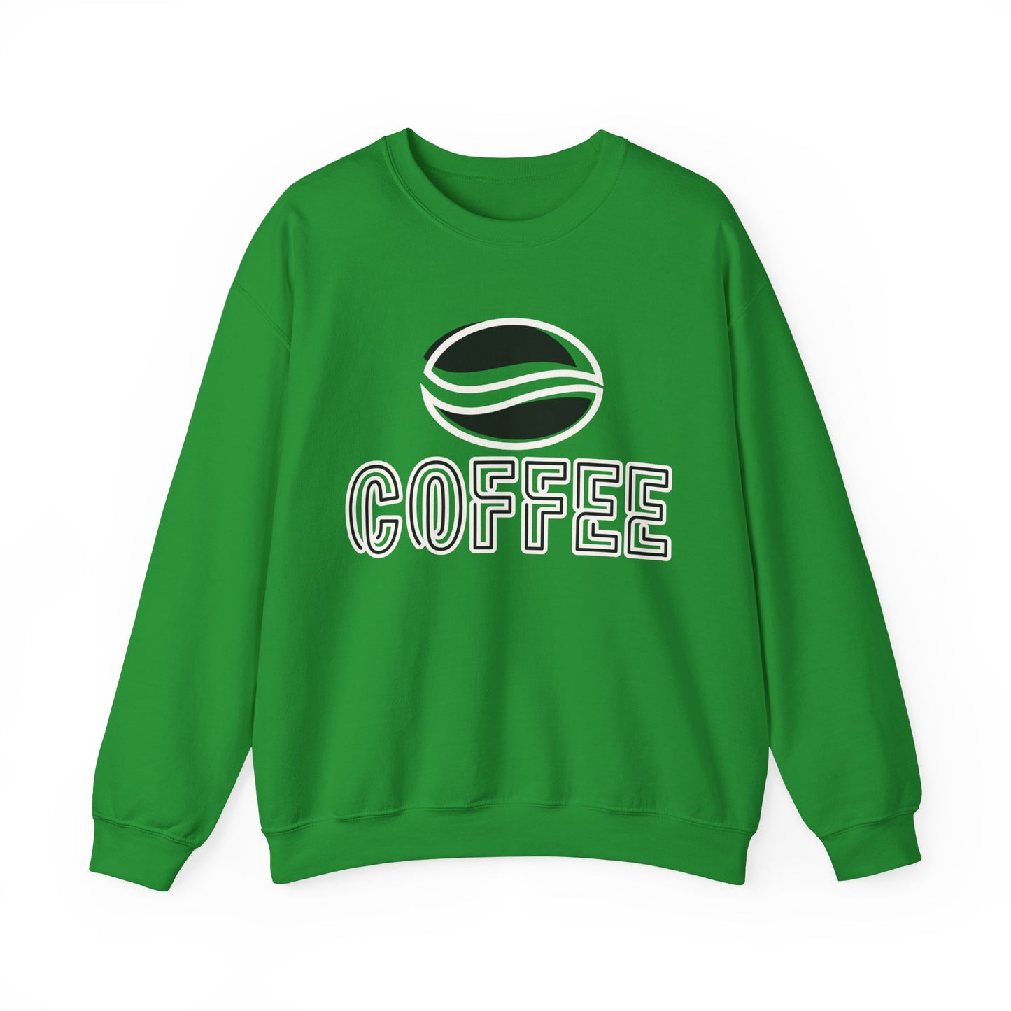 ☕ Minimalist Coffee Sweatshirt USA | Eco-Friendly Unisex Sweater