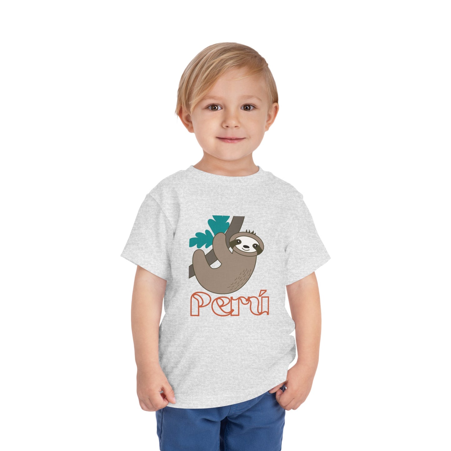 Best PeruvianToddler Short Sleeve Tee "Peru Perezozo"