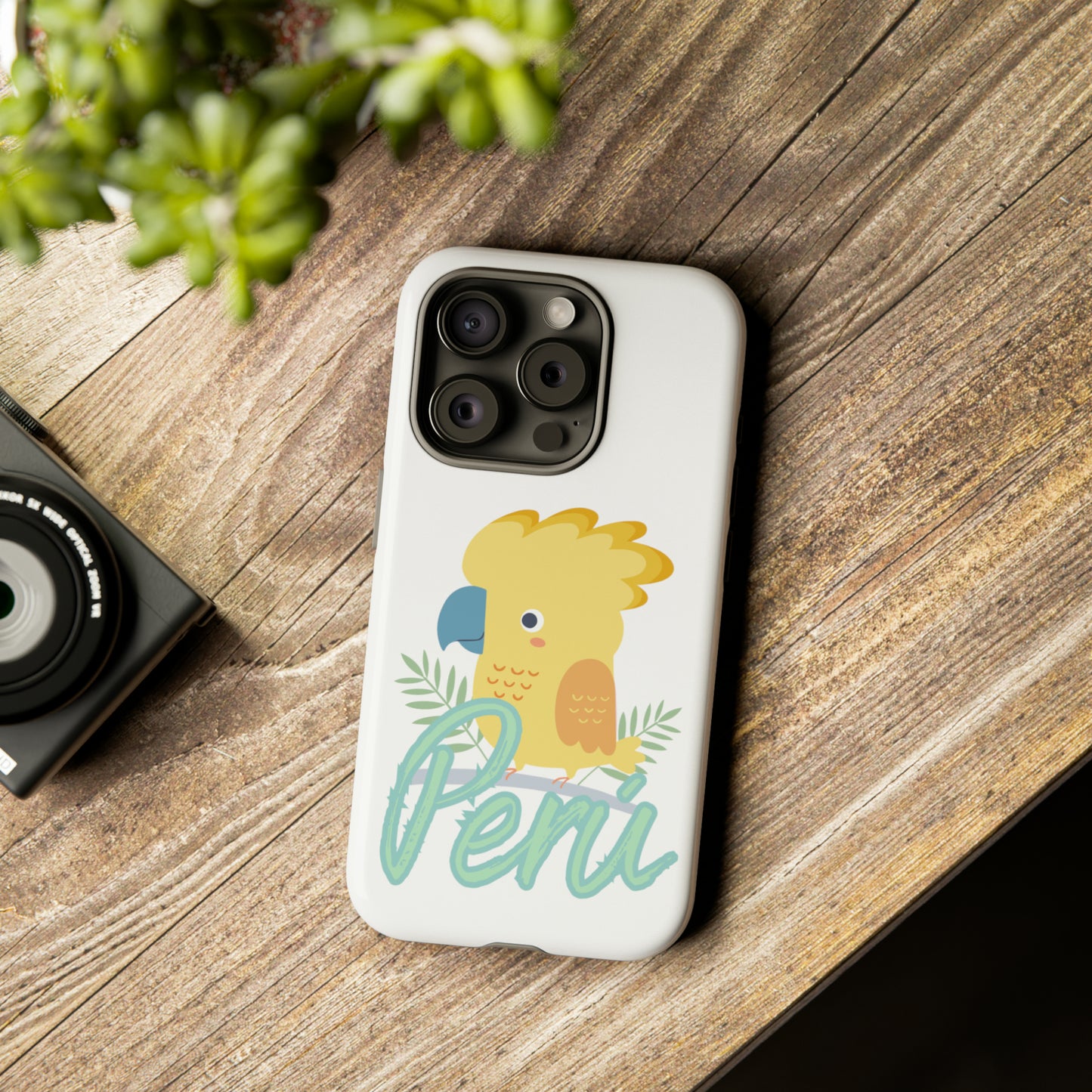Tough iPhone Case 'Gallito de las Rocas'