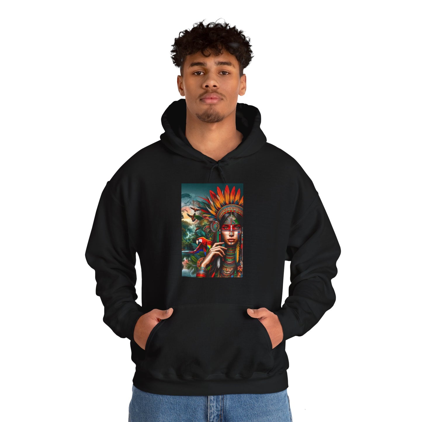 Best Unisex Hoodie Peruvian Inspired Ashaninka Girl