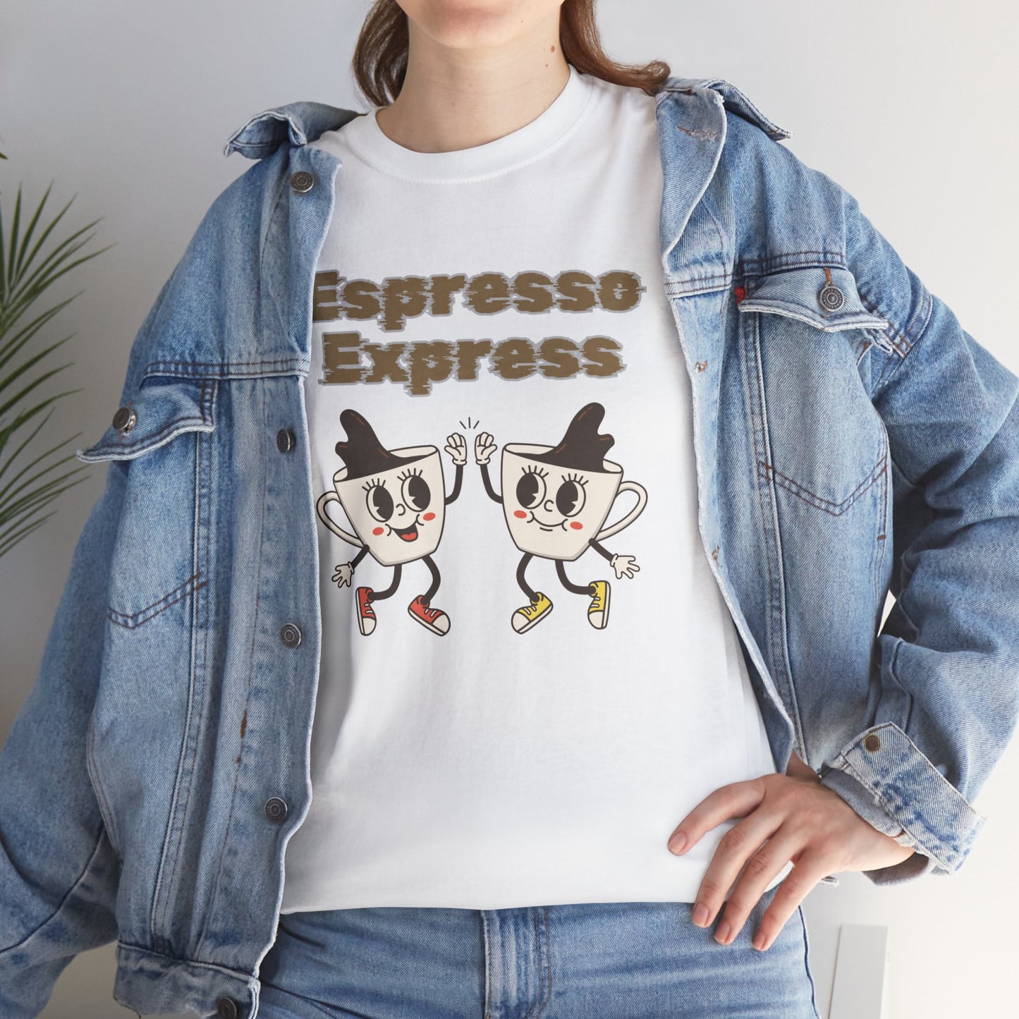 Best Unisex  Espresso Express Coffee Tee That's Brewing Smiles: Caffeine Teamwork