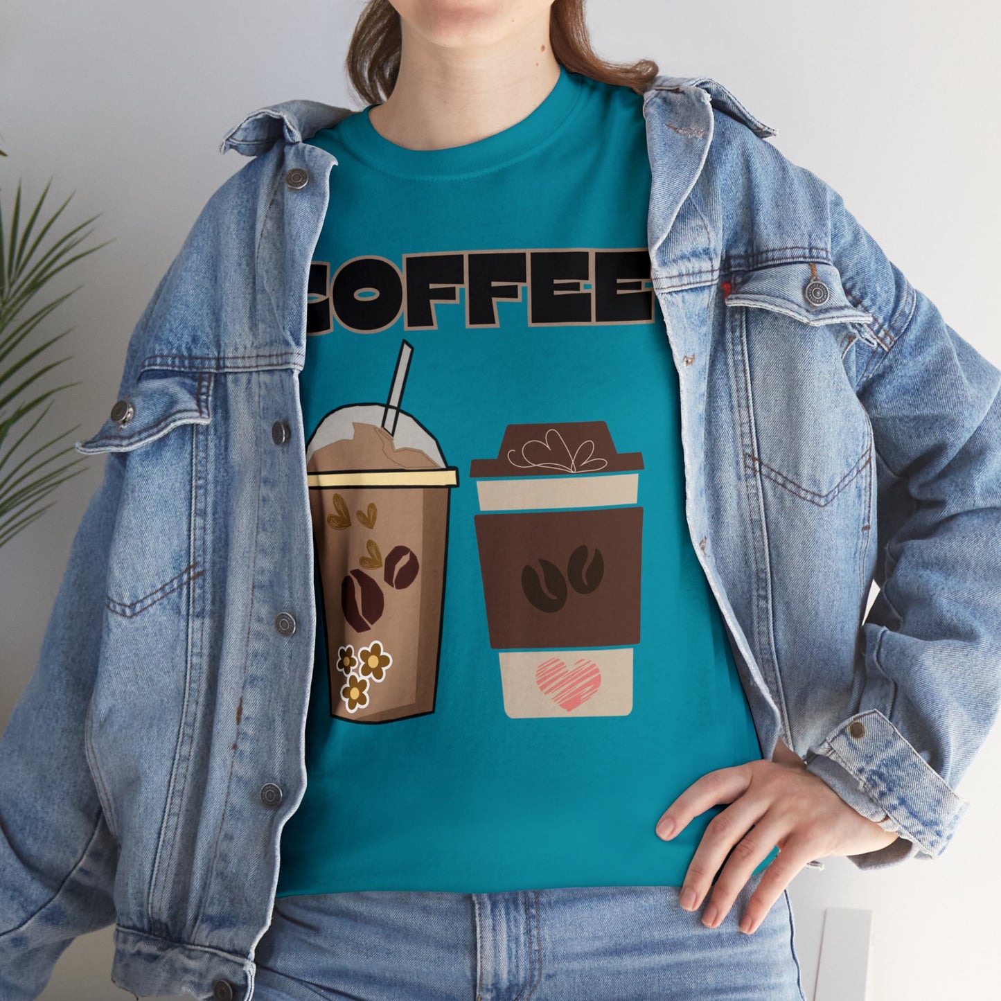 Best Unisex Coffee T-Shirt "Two Cups"