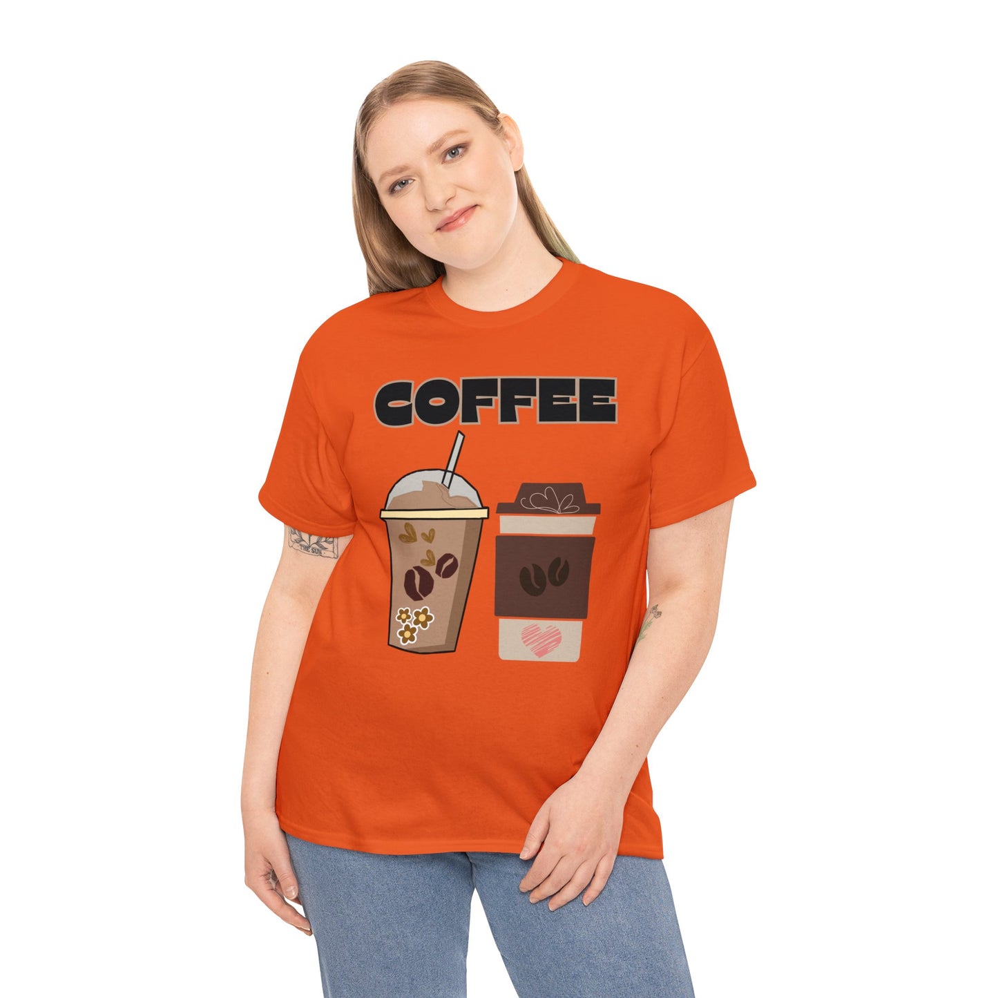 Best Unisex Coffee T-Shirt "Two Cups"