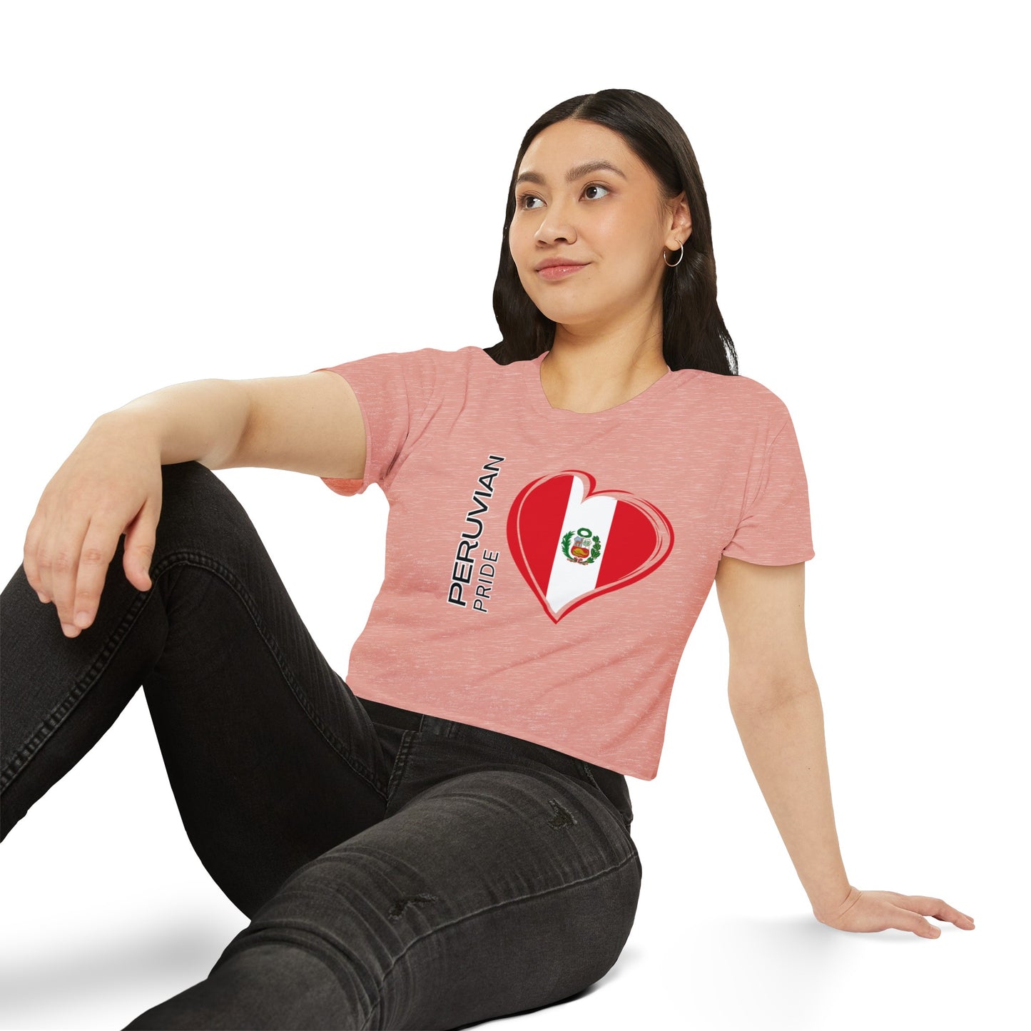 Best Peruvian Crop Top "Peru Flag"