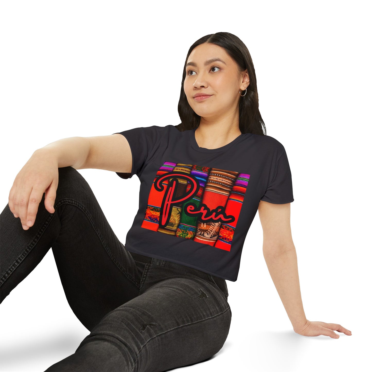 Peruvian Crop Top "Peru Manta"