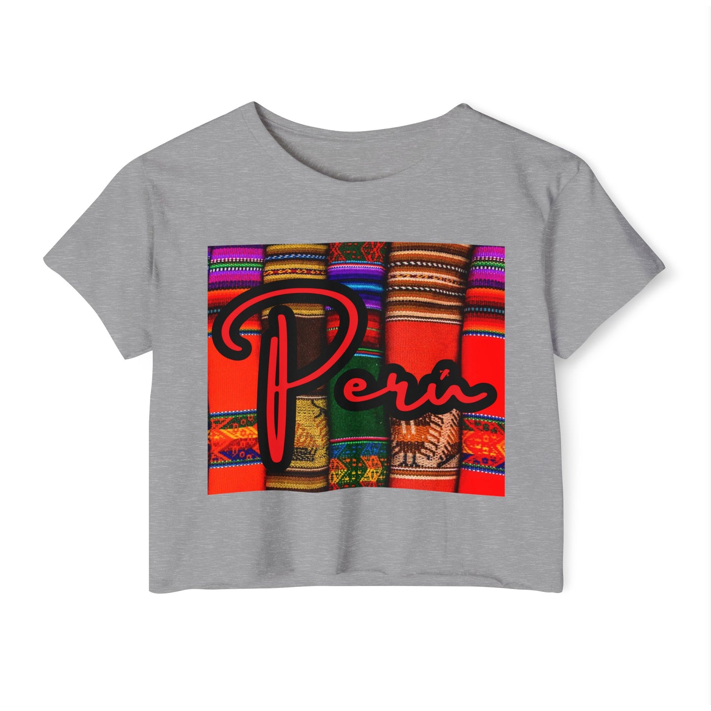 Peruvian Crop Top "Peru Manta"