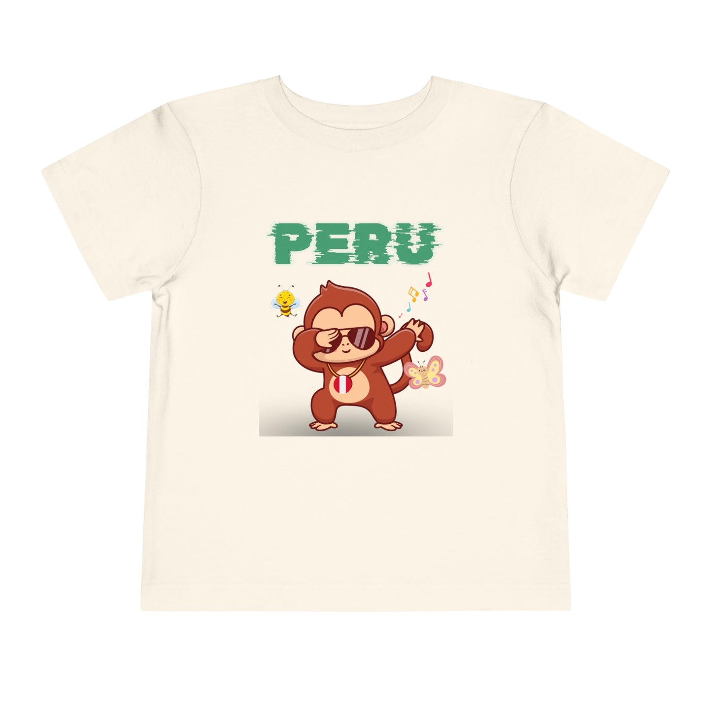 Best PeruvianToddler Short Sleeve Tee "Peruvian Jungle Party"