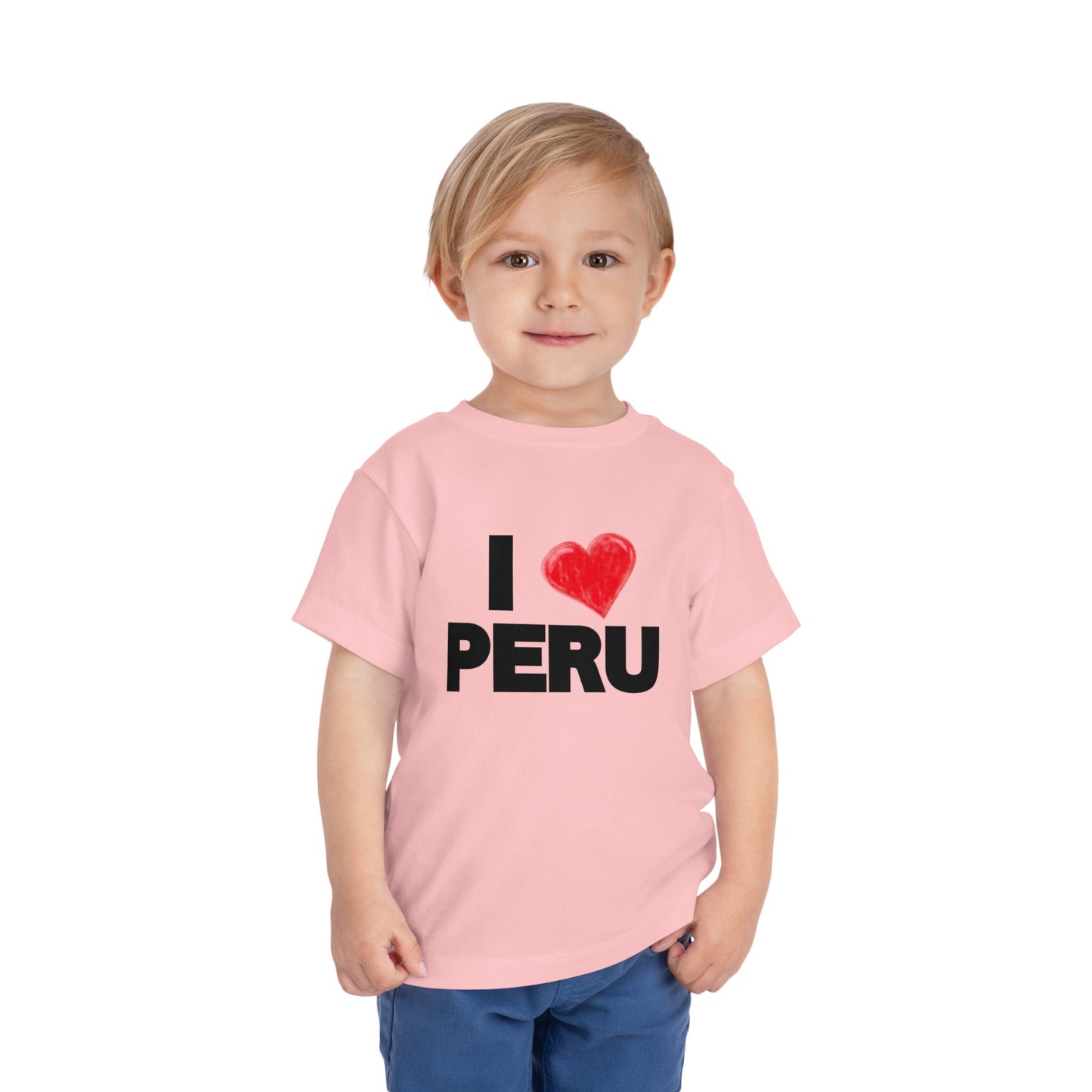 Best PeruvianToddler Short Sleeve Tee "I Love Peru"