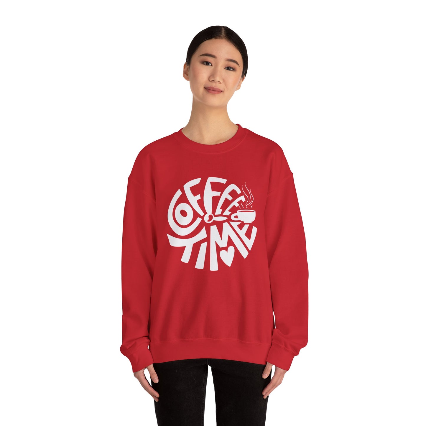 ☕ Coffee Time Sweatshirt USA | Unisex Cozy Sweater