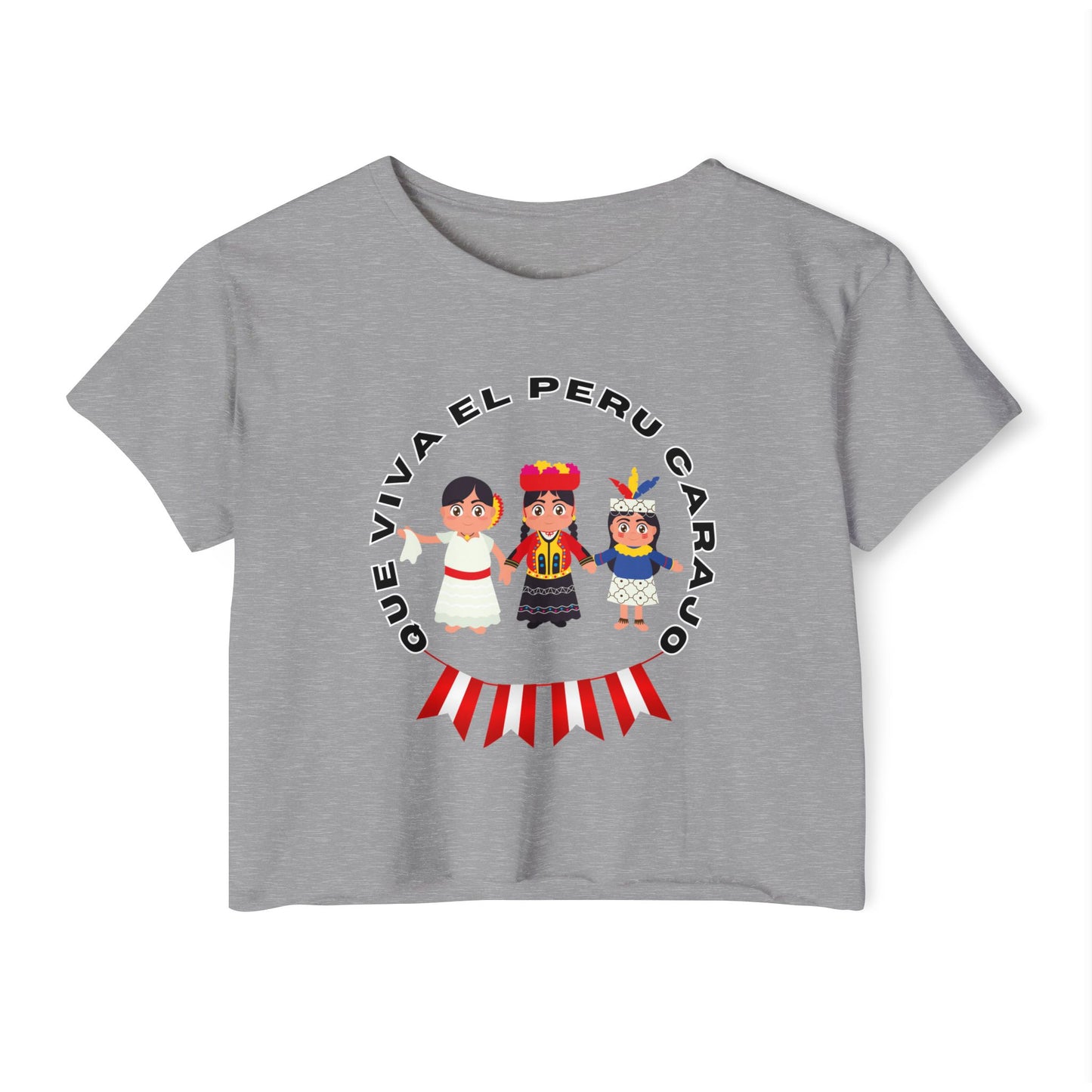 Best Peruvian Crop Top "Que Viva el Peru Carajo He Dicho "