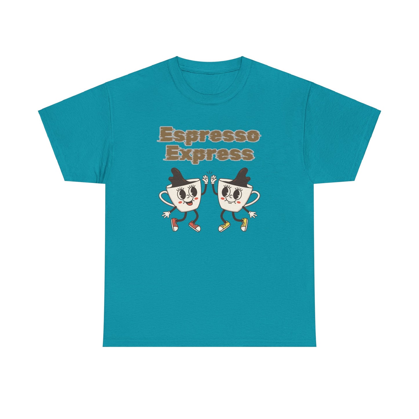 Best Unisex  Espresso Express Coffee Tee That's Brewing Smiles: Caffeine Teamwork