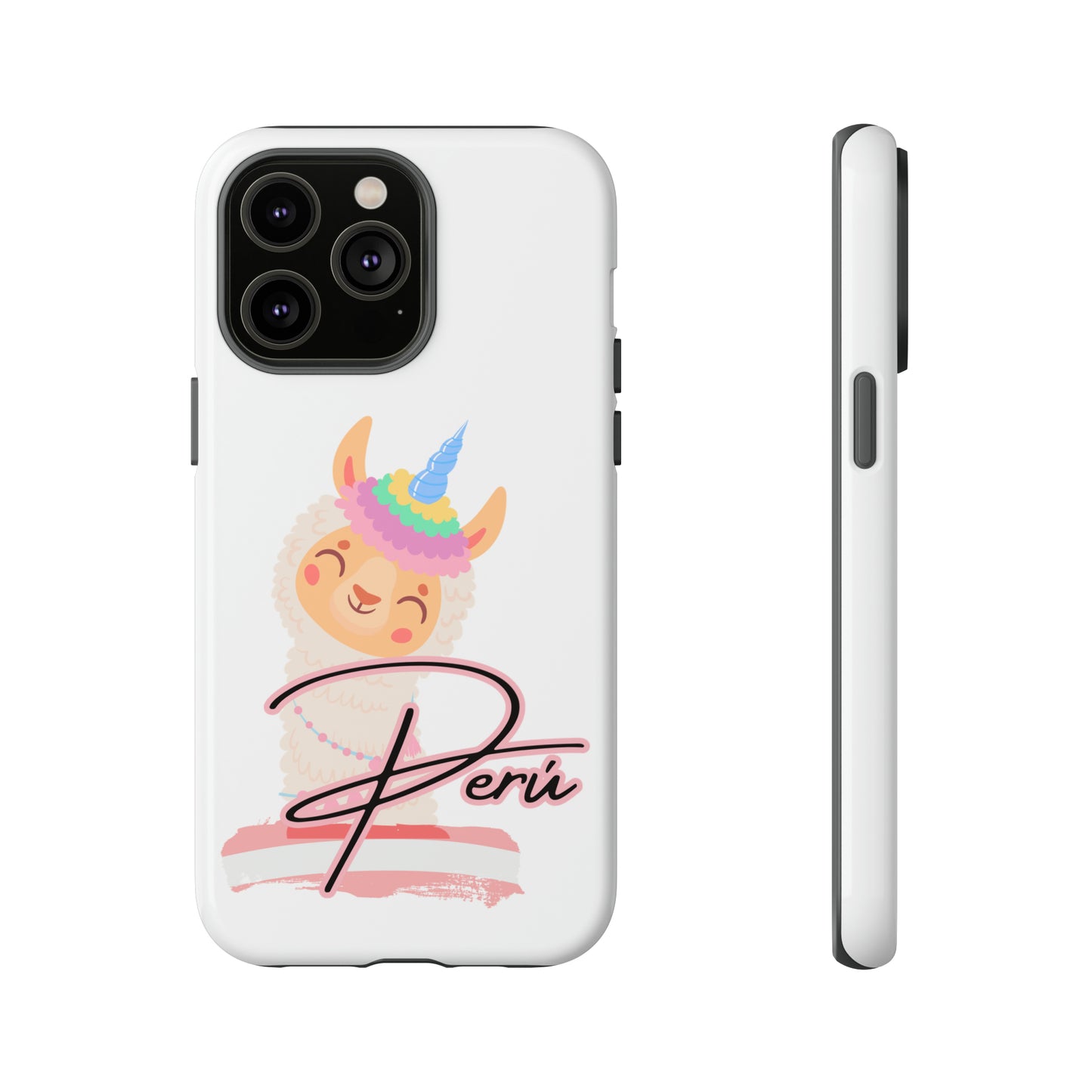 Tough iPhone Case "Llama Love on-the-Go"