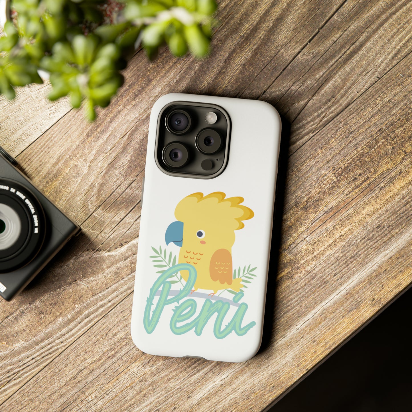 Tough iPhone Case 'Gallito de las Rocas'