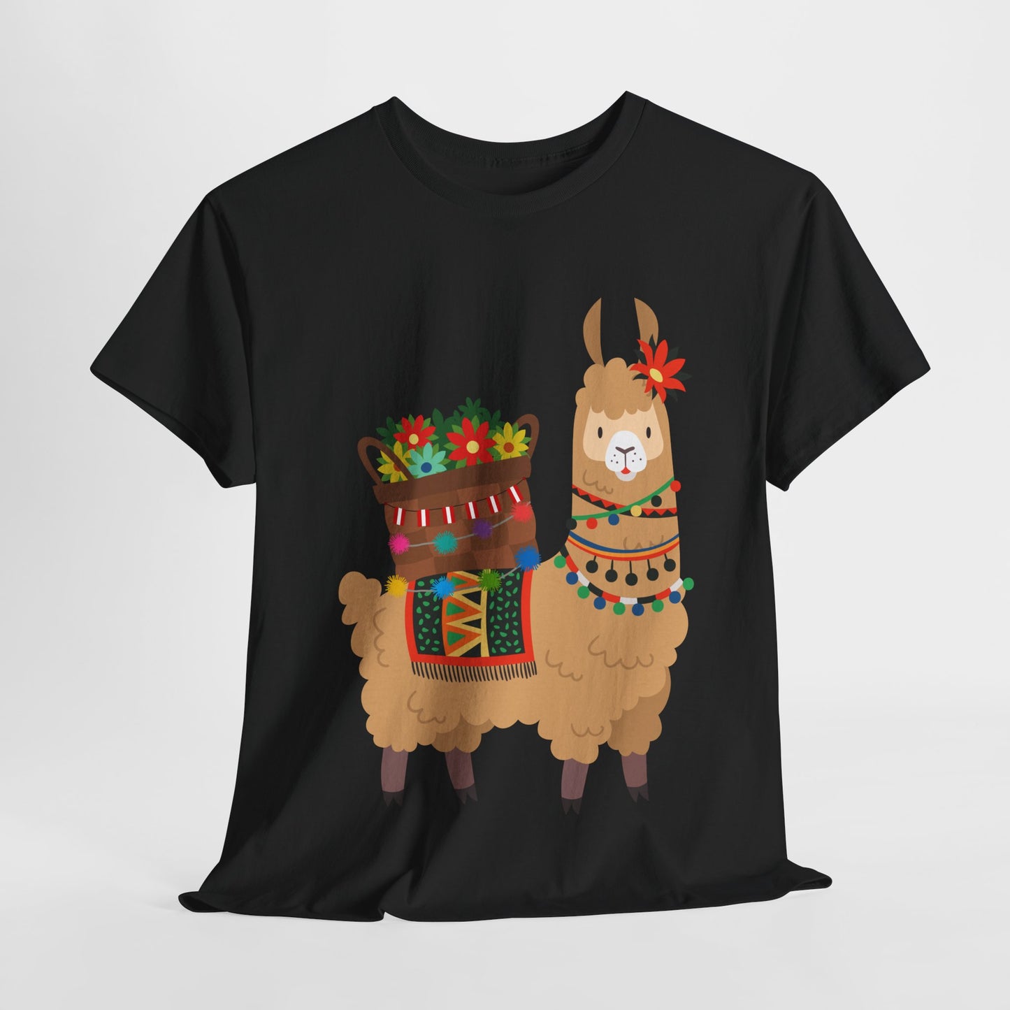 Fiesta Llama Unisex Tee – Bold Print, Classic Comfort