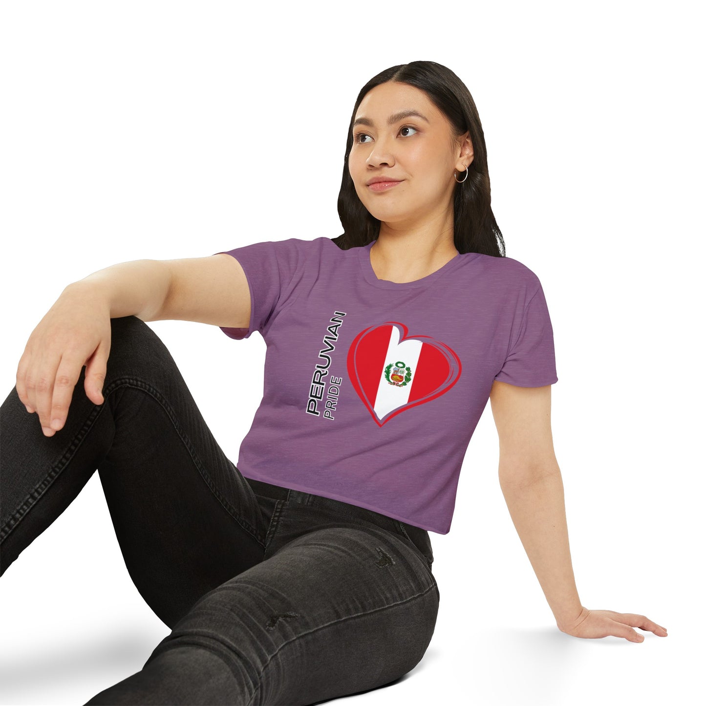 Best Peruvian Crop Top "Peru Flag"
