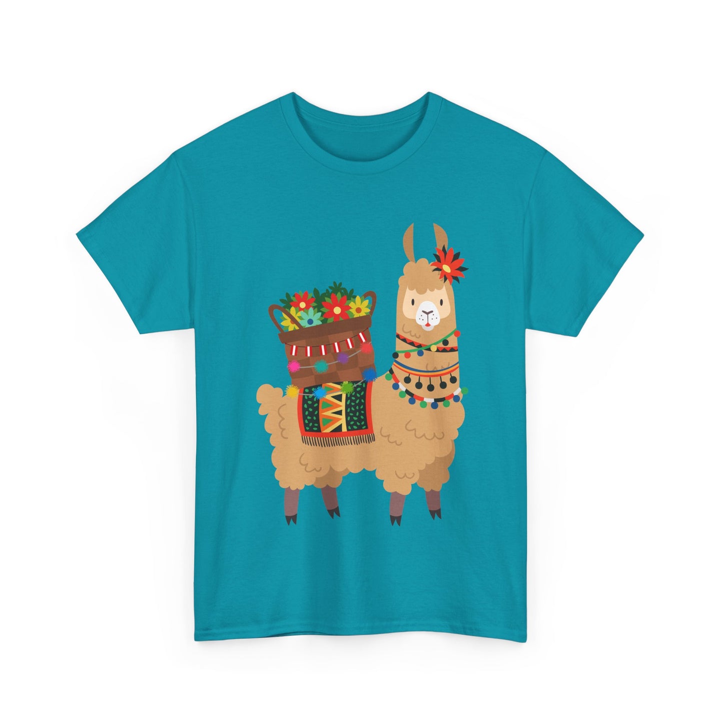 Fiesta Llama Unisex Tee – Bold Print, Classic Comfort