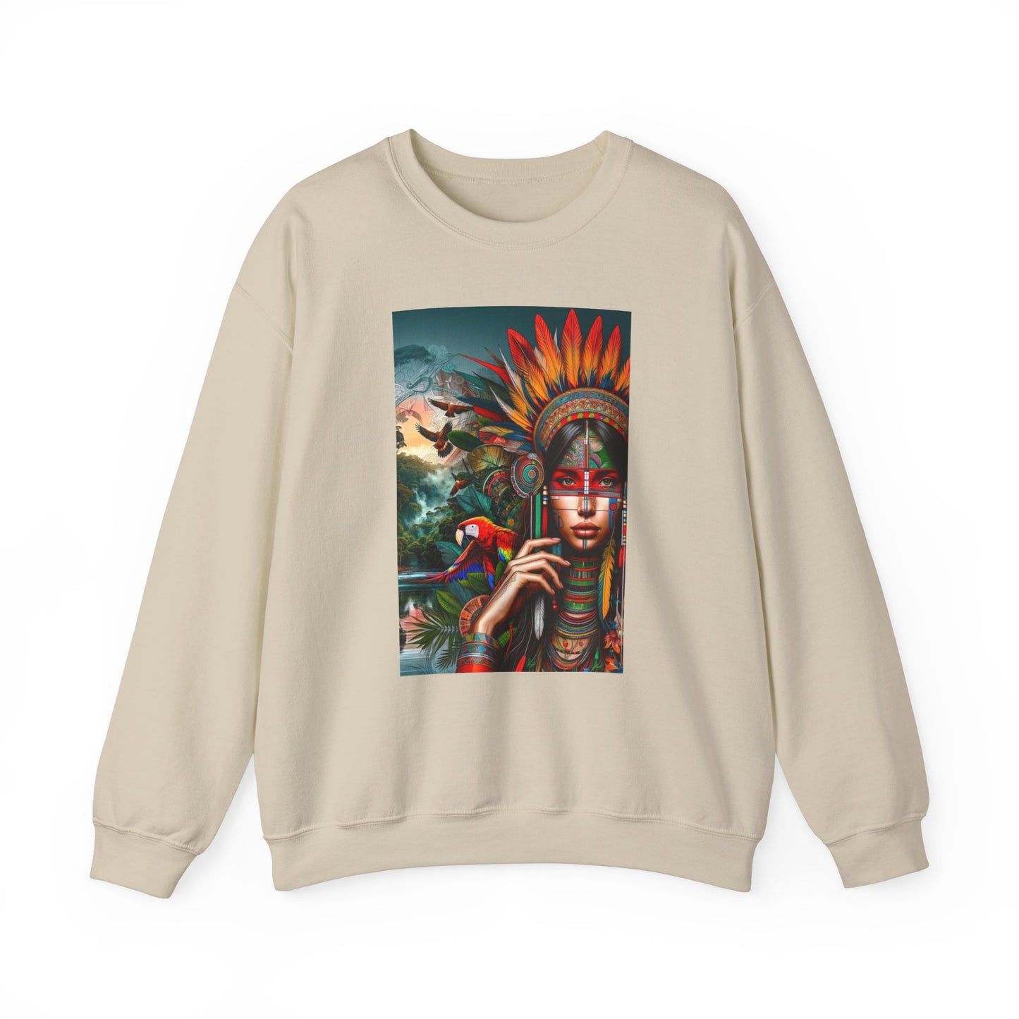 Best Unisex Sweatshirt Peruvian Inspired Ashaninka Girl