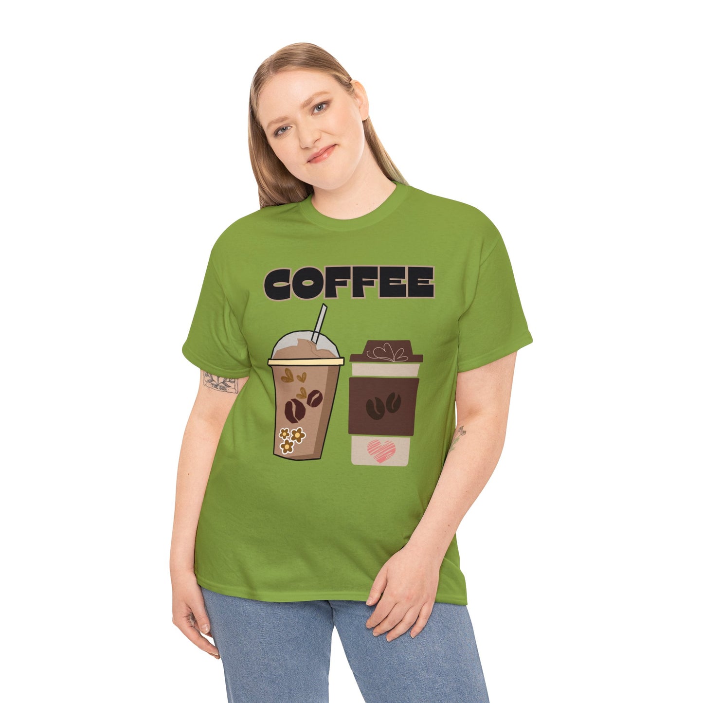 Best Unisex Coffee T-Shirt "Two Cups"