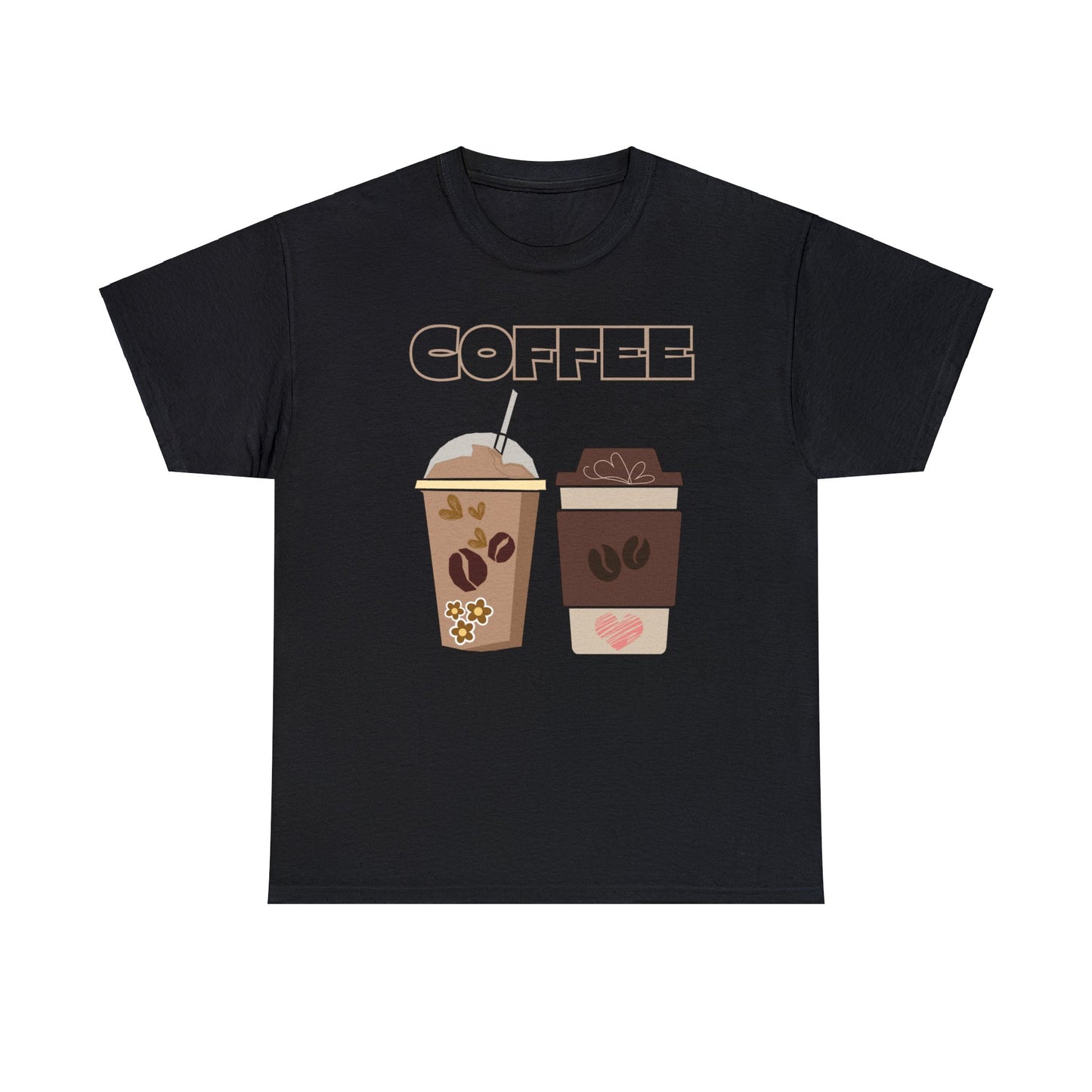 Best Unisex Coffee T-Shirt "Two Cups"