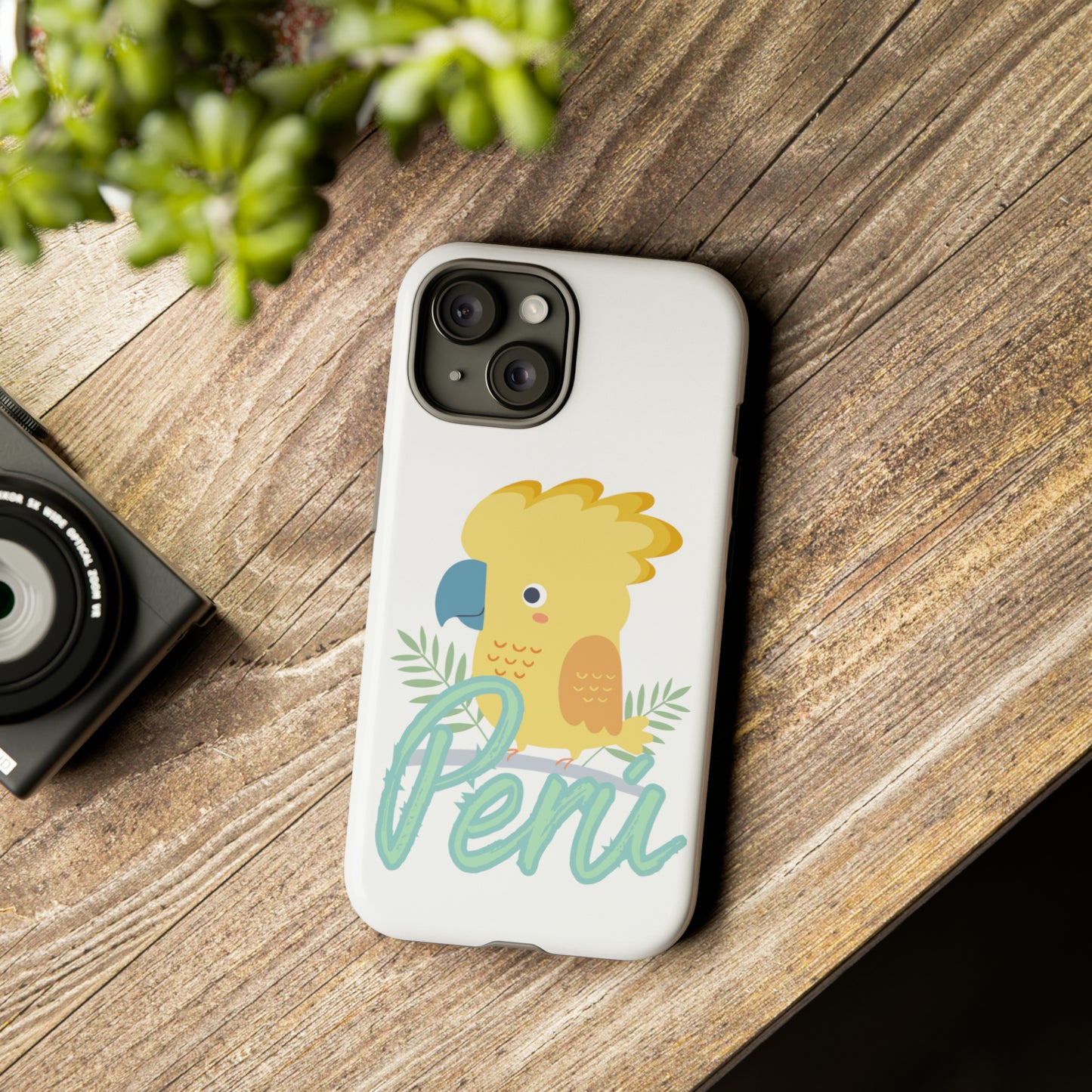 Tough iPhone Case 'Gallito de las Rocas'