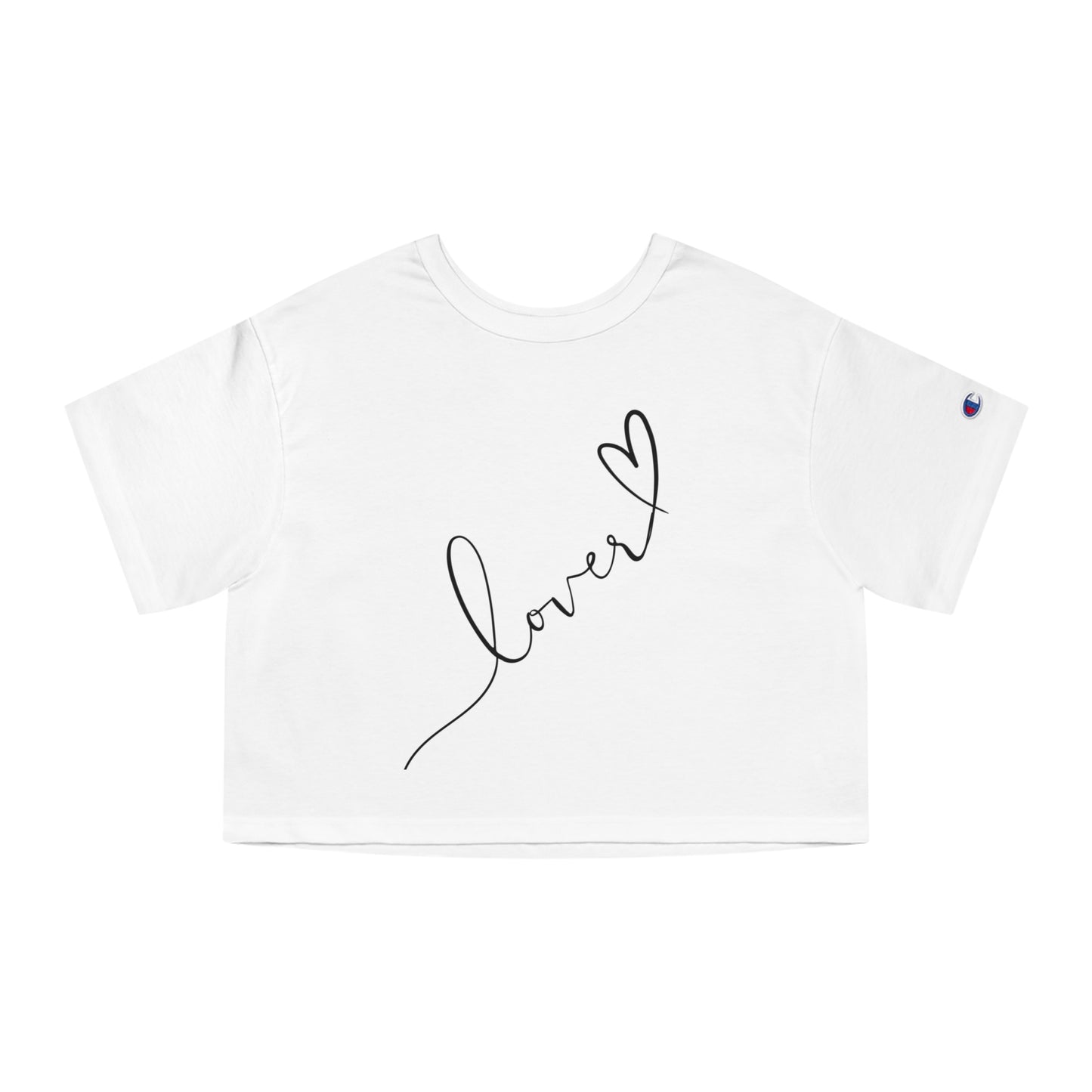 Best Champion Cropped T-Shirt "Lover"
