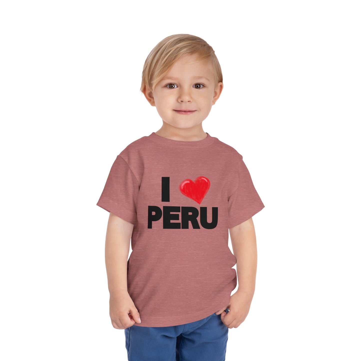 Best PeruvianToddler Short Sleeve Tee "I Love Peru"