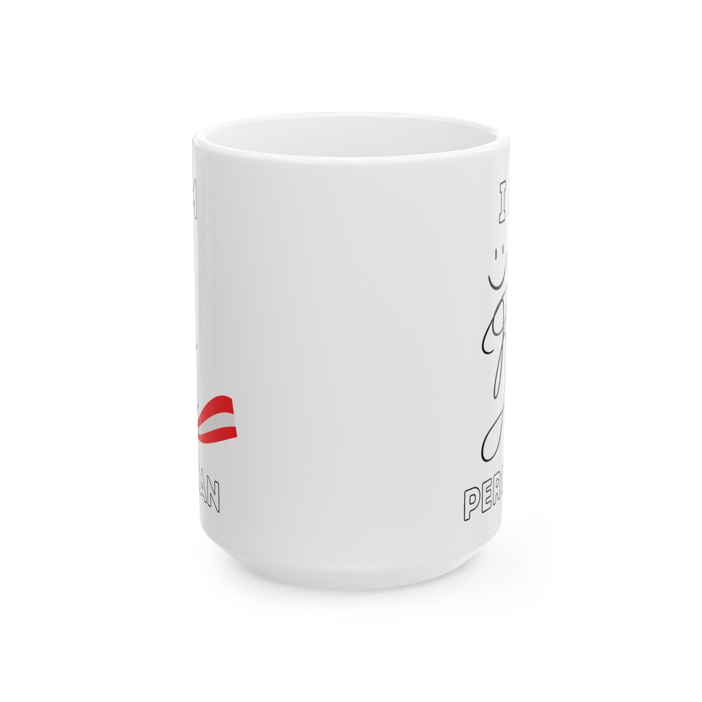 Best Peruvian Ceramic Coffee Mug, (11oz, 15oz) "Peruvian Kick Ass"