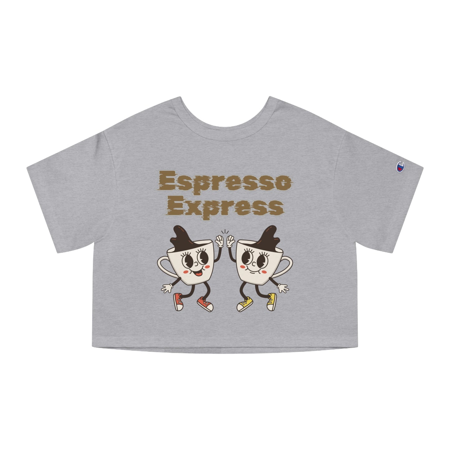 Best customized Champion Coffee Tee That's Perking Up Fashion: Crop & Caffeinate