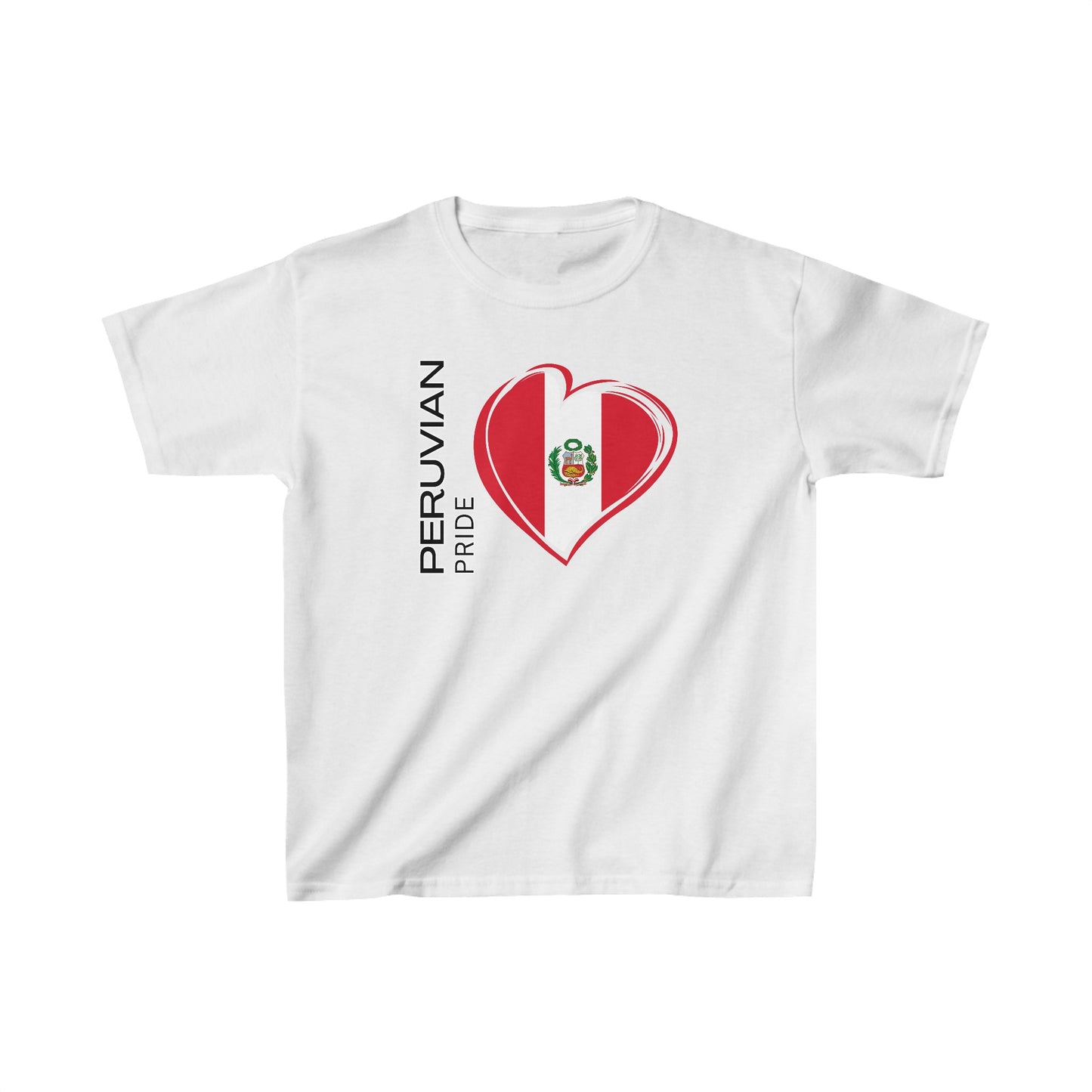 Best Peruvian Kids Tee "Peruvian Pride Flag"