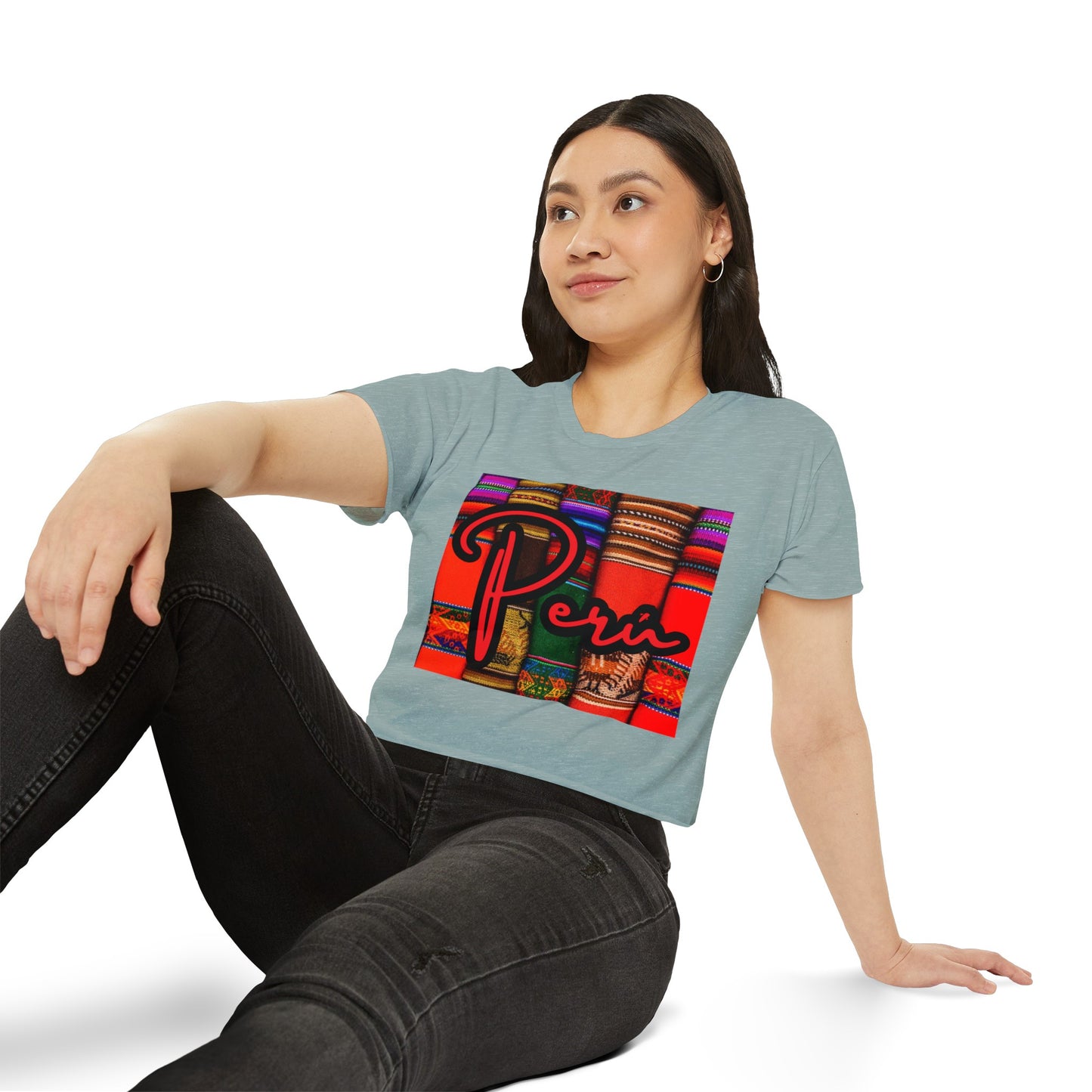 Peruvian Crop Top "Peru Manta"