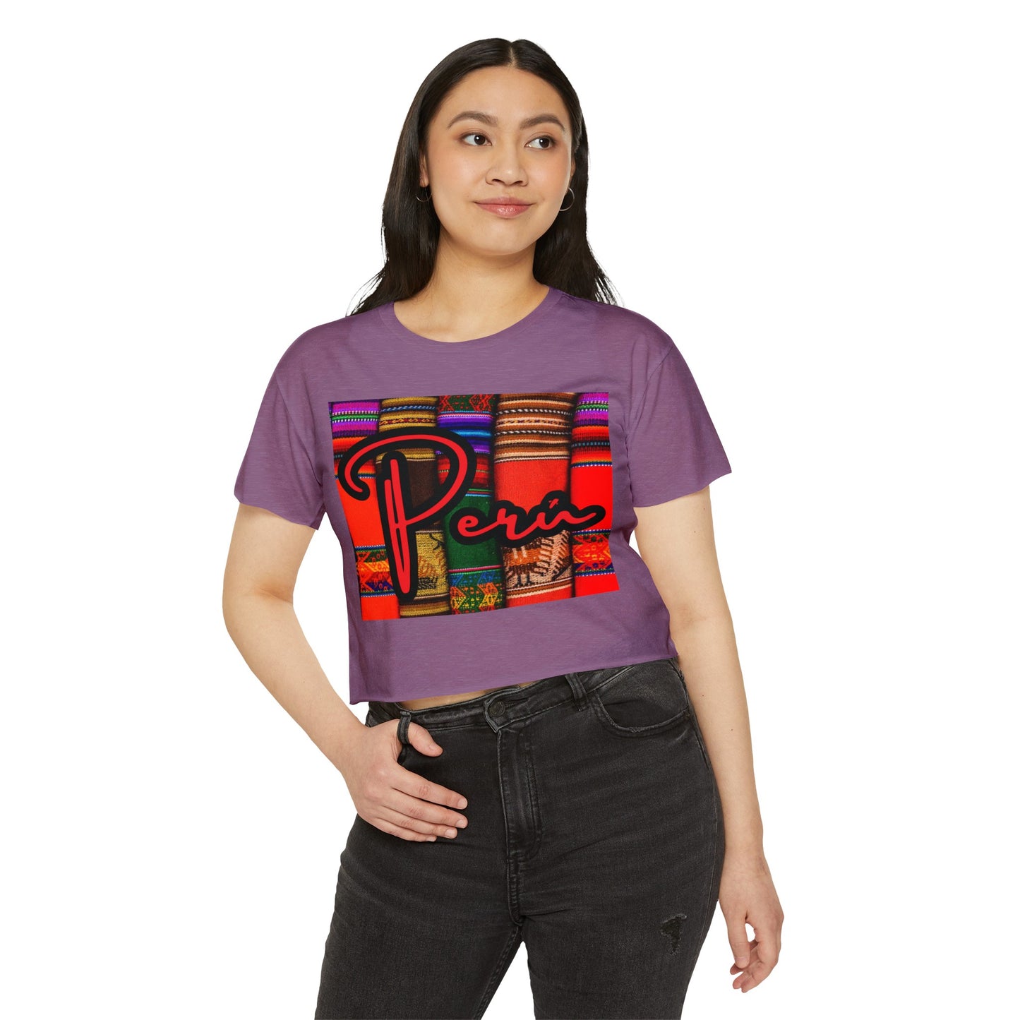 Peruvian Crop Top "Peru Manta"