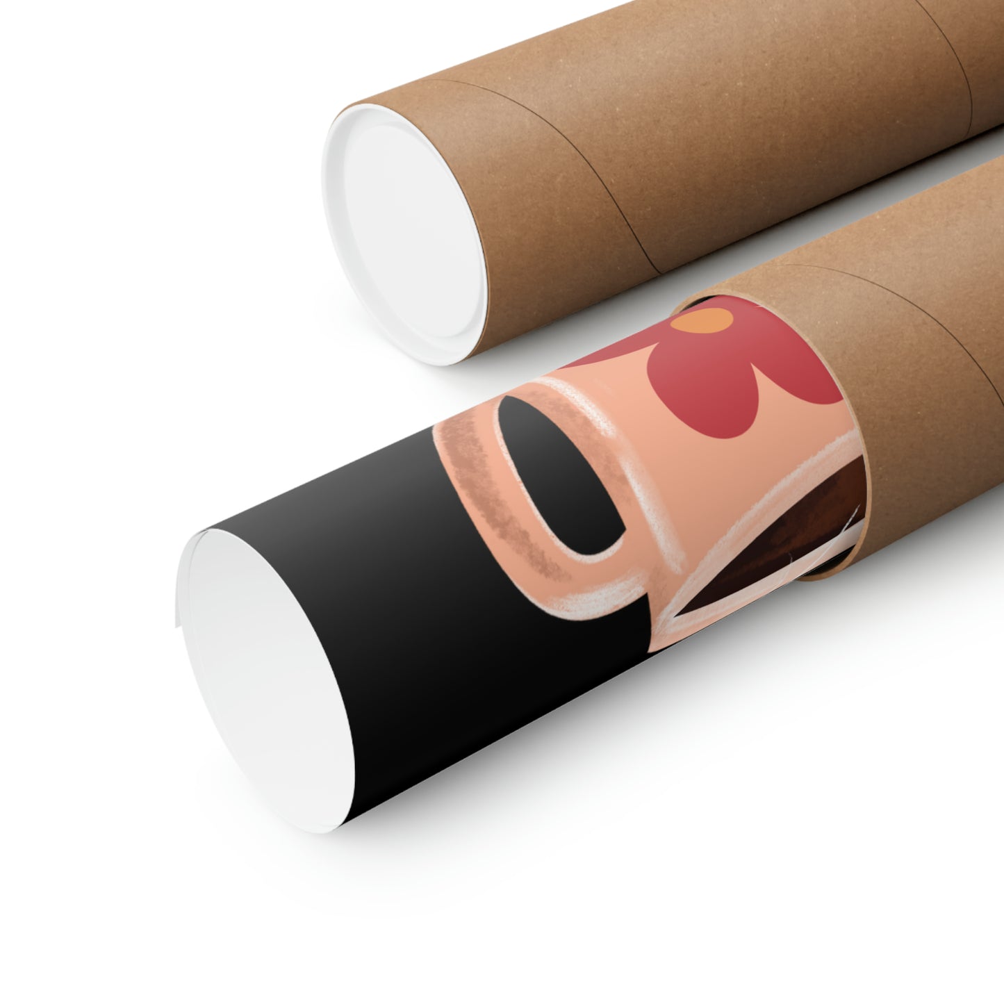 Matte Vertical Posters "Coffee: the most important meal of the day"